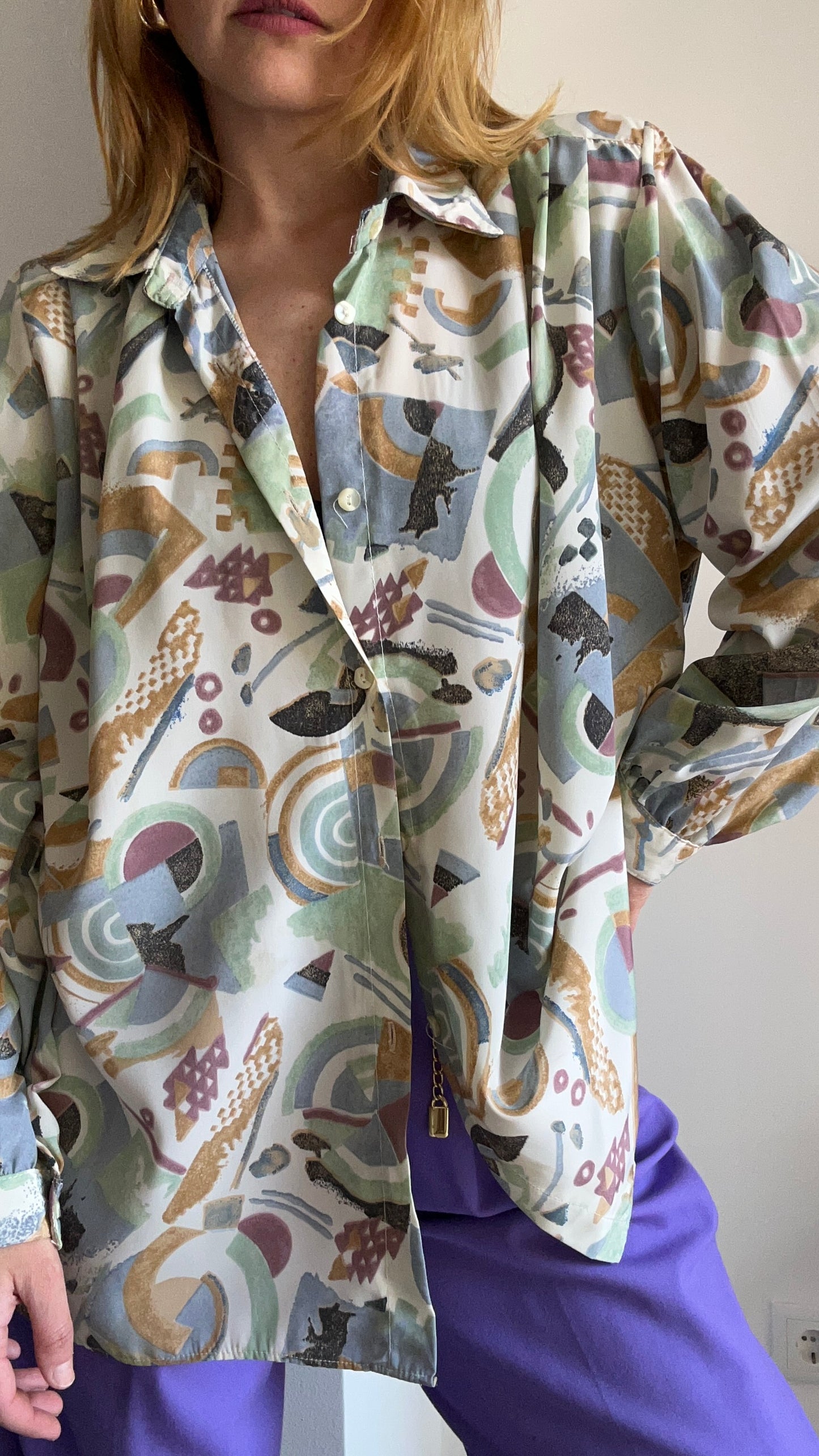 Abstract Print Shirt
