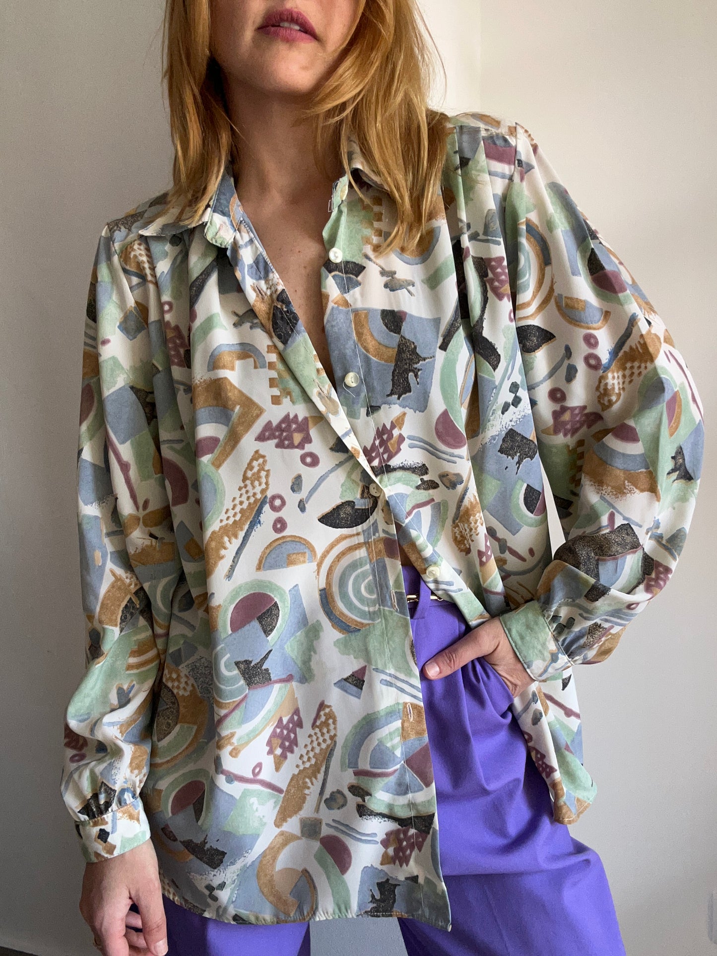 Abstract Print Shirt