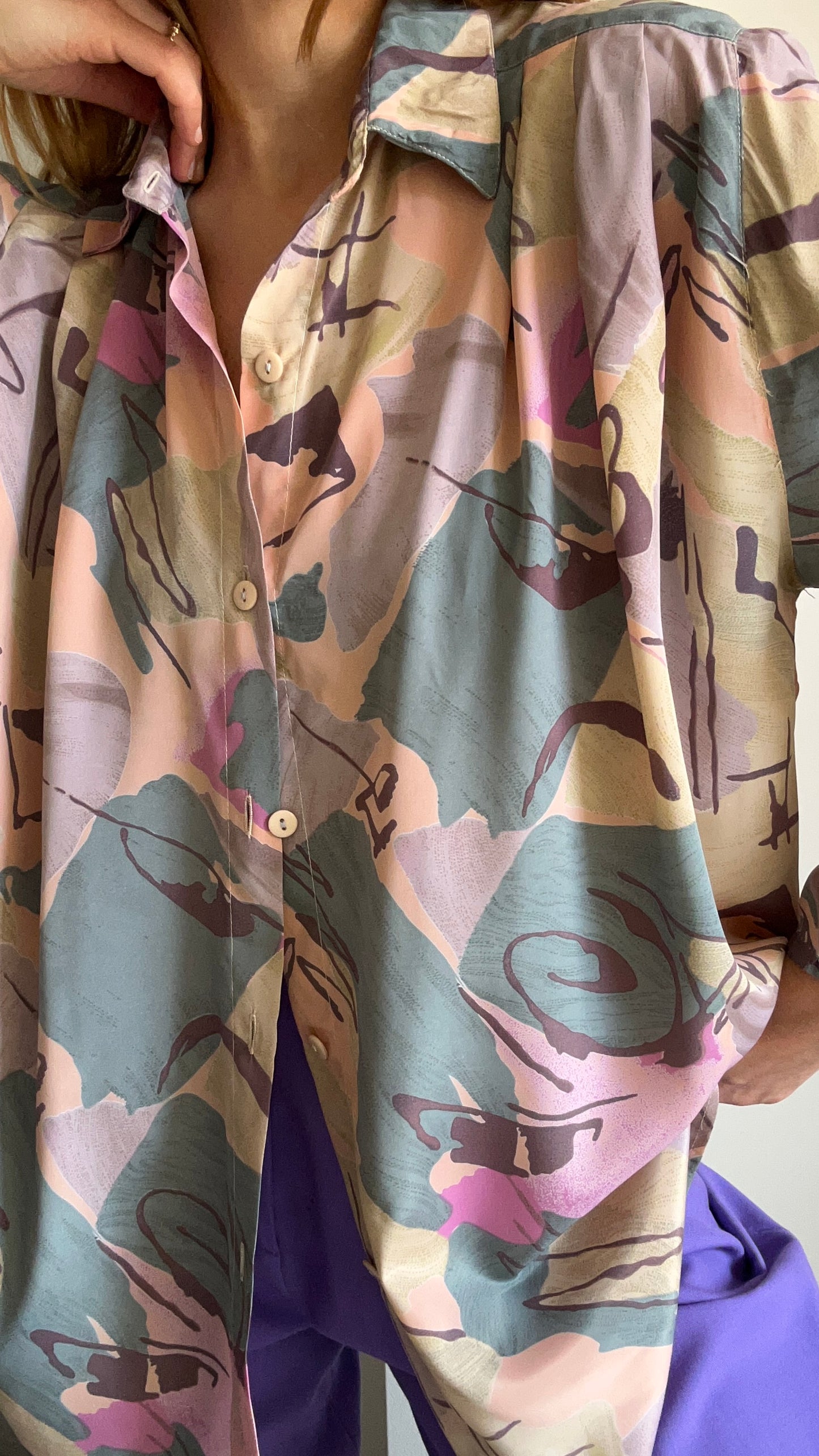 Abstract Print Shirt