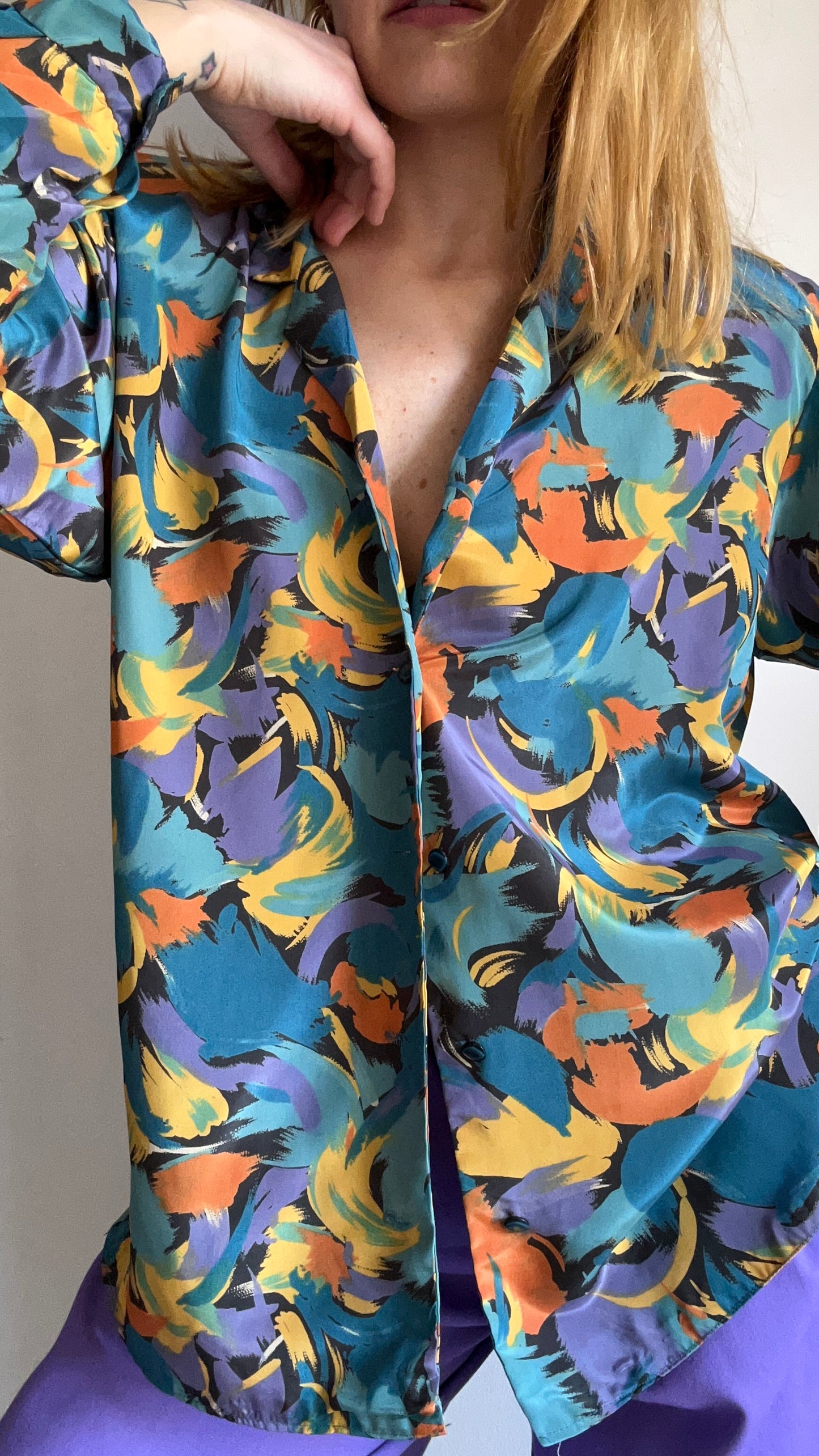 Abstract Print Shirt