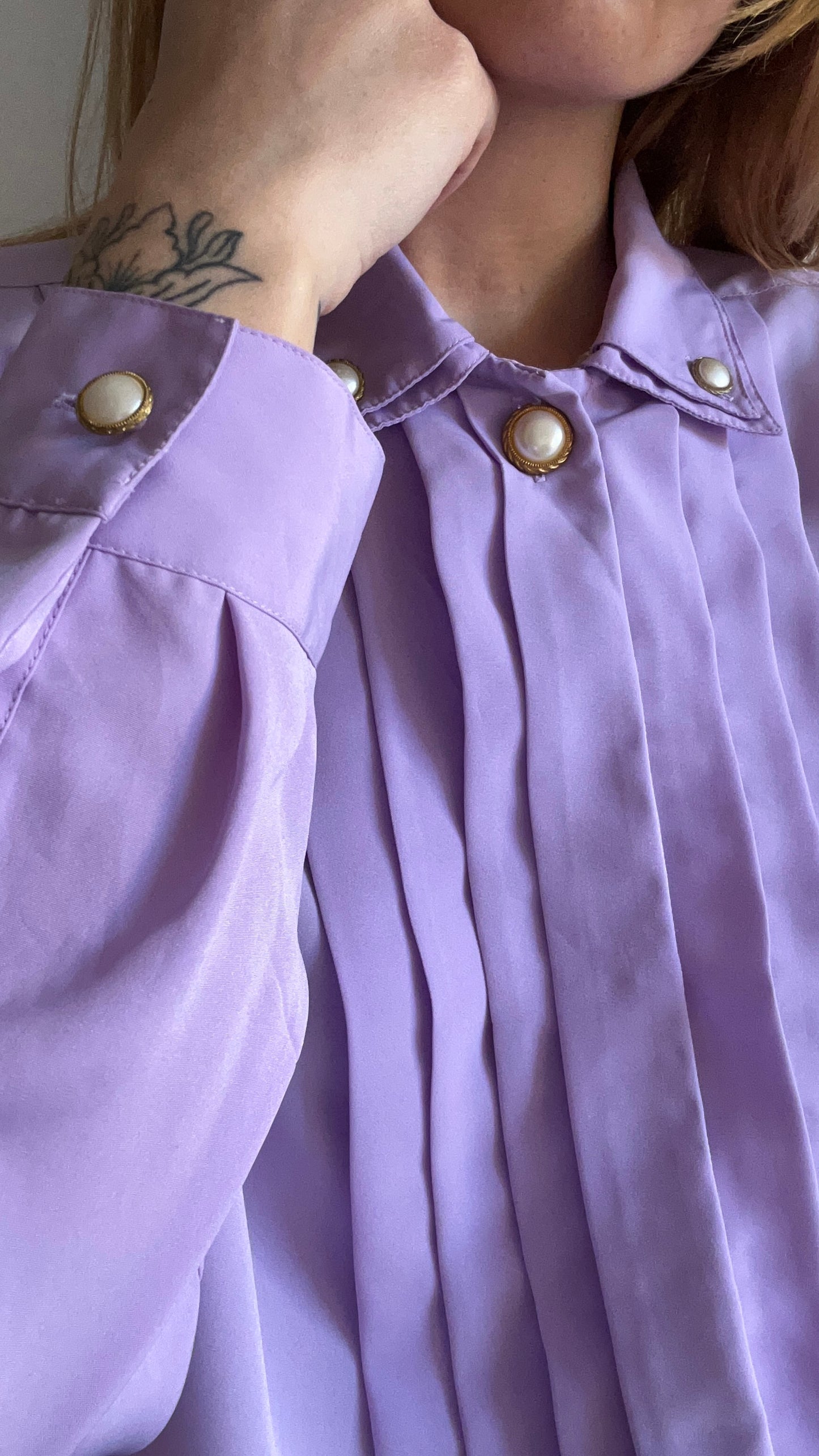 Lilac Long Sleeve Shirt