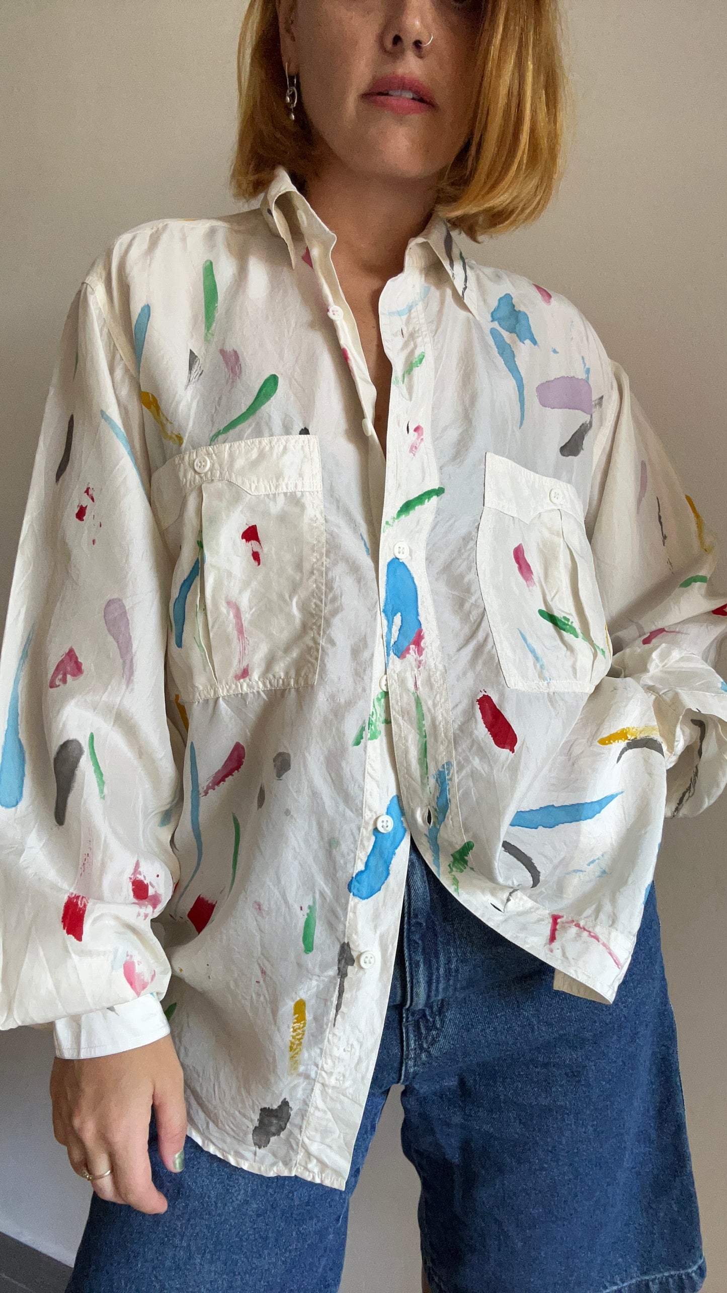 Abstrack Print Shirt