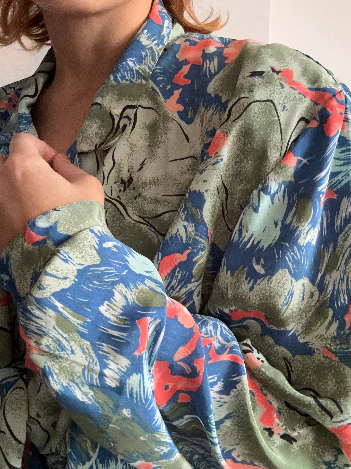 Abstract Print Blouse