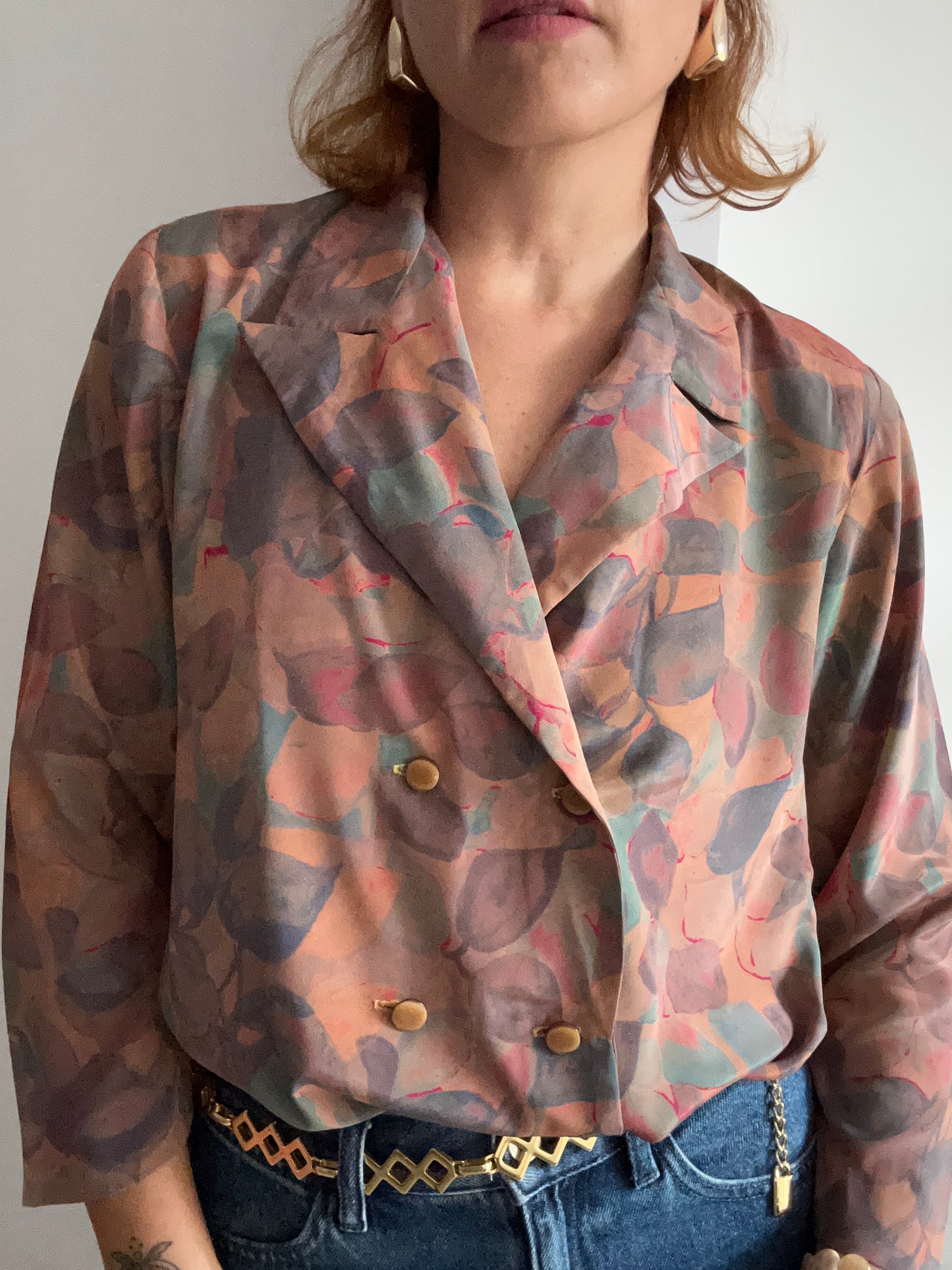 Abstract Print Blouse
