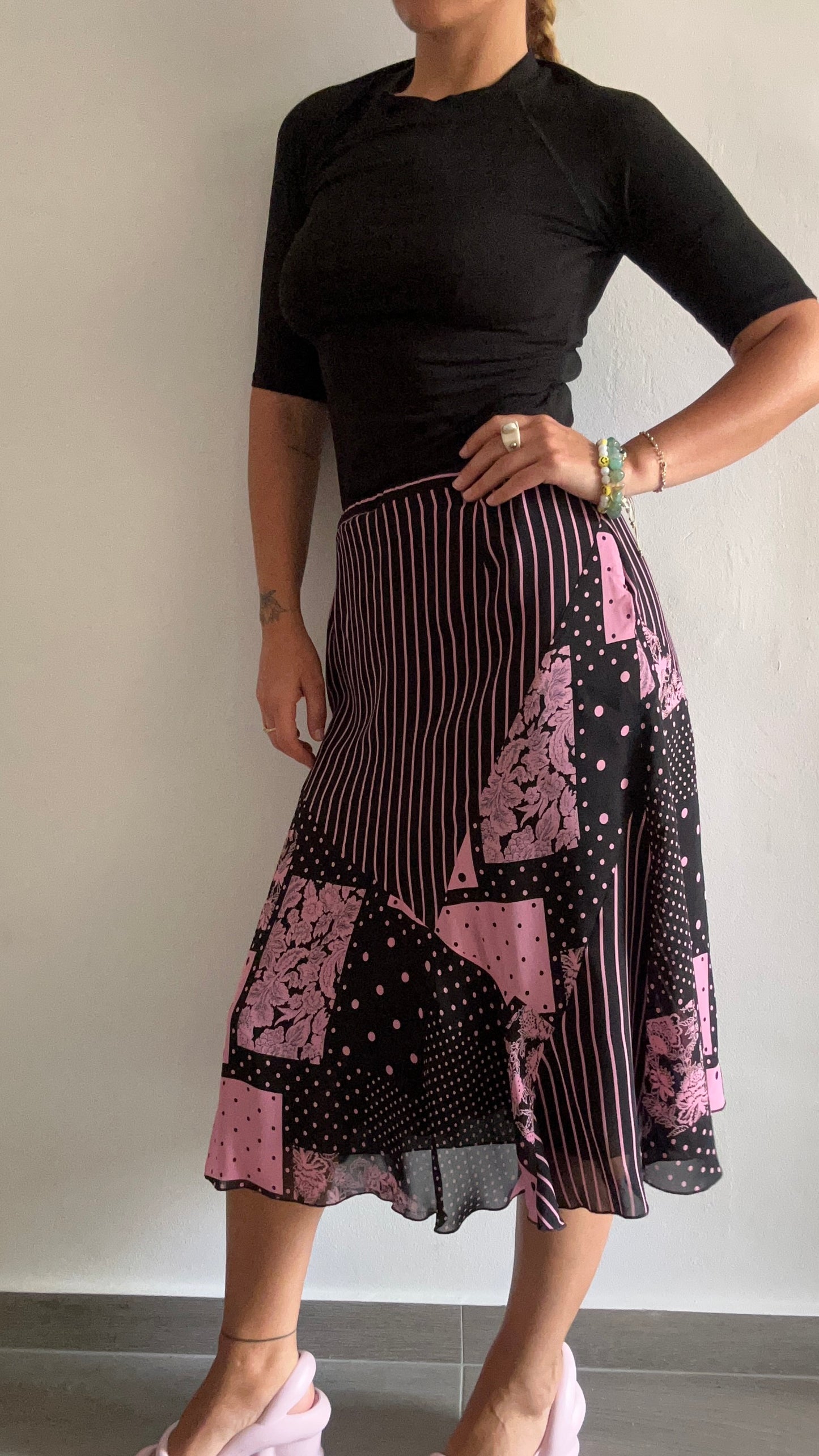 Y2K Chiffon Skirt