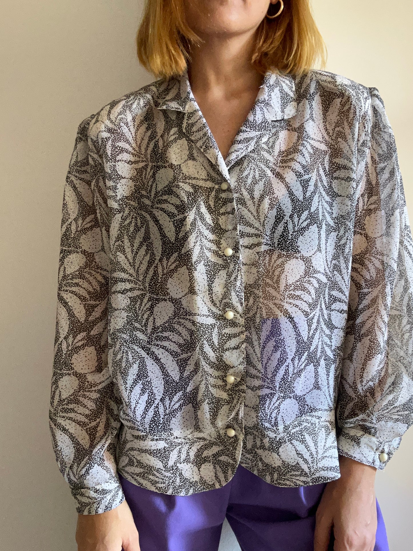 Floral Chiffon Shirt