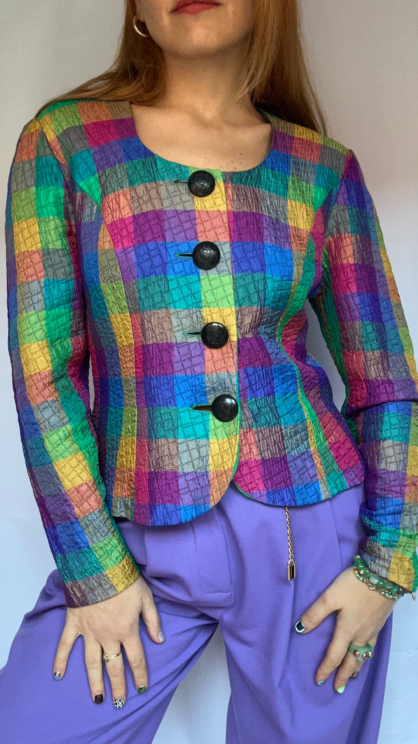 Checked Multi Colour Blazer