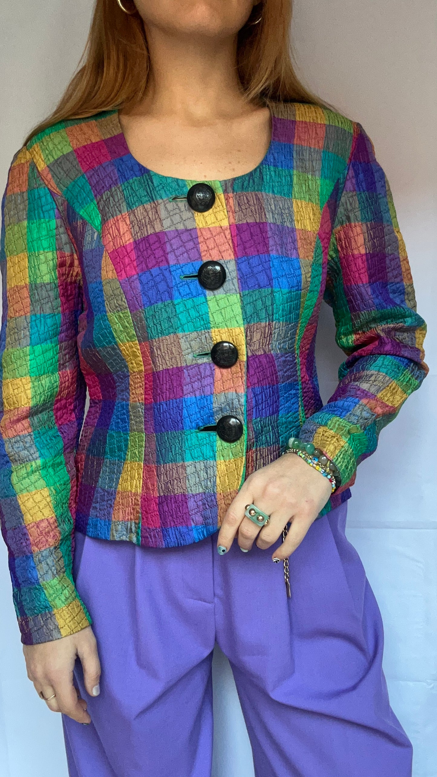 Checked Multi Colour Blazer