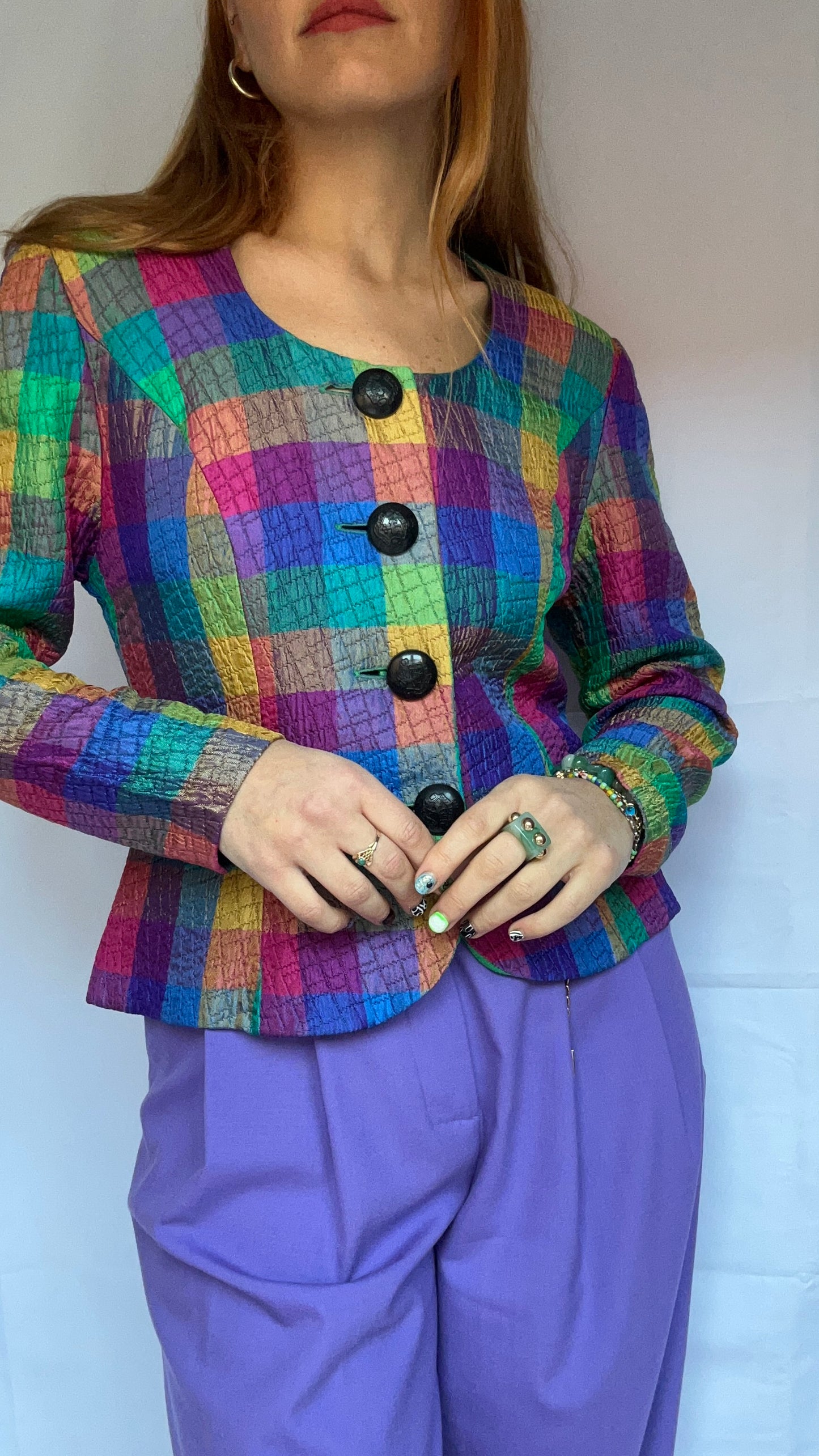 Checked Multi Colour Blazer