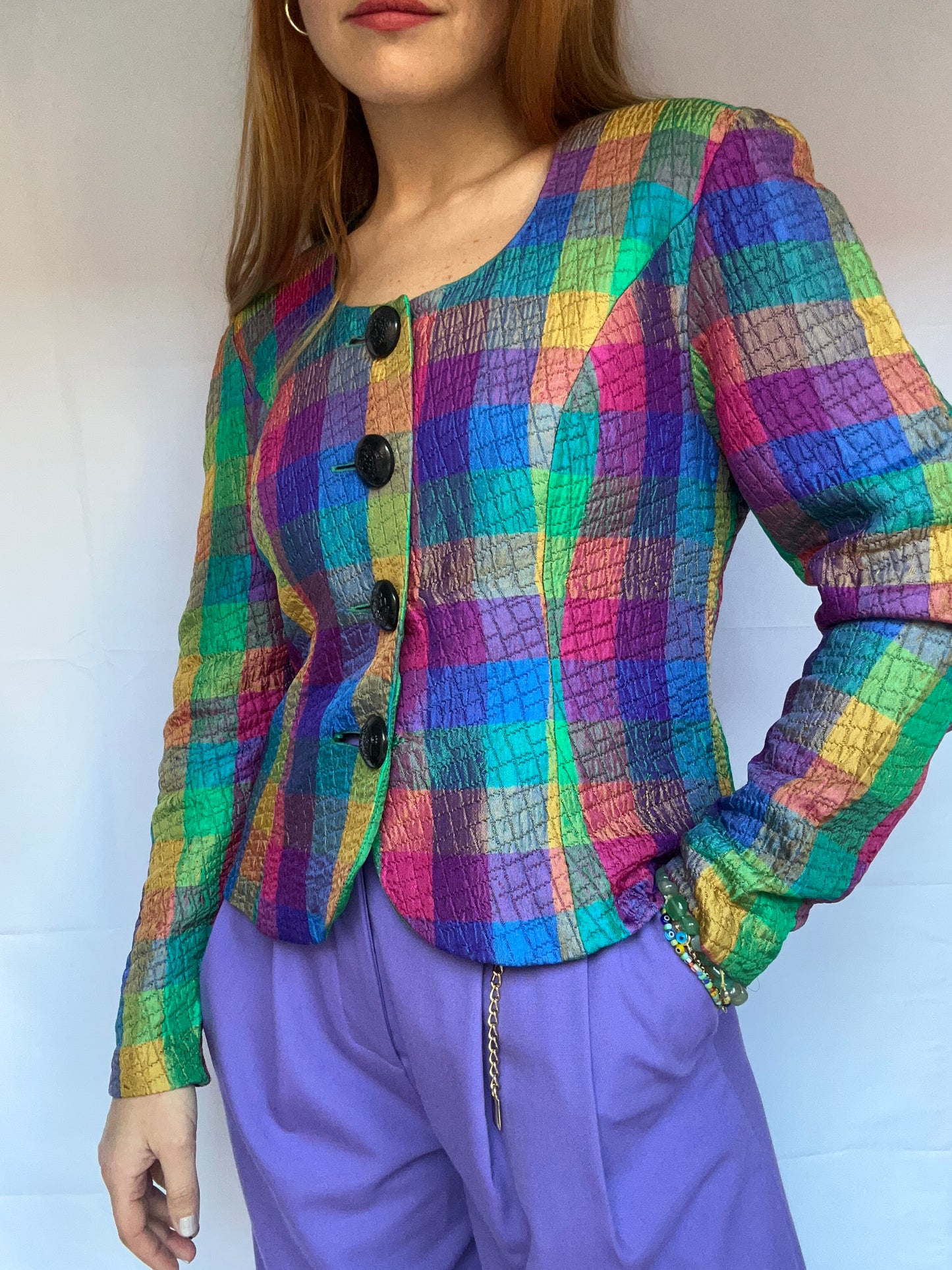 Checked Multi Colour Blazer