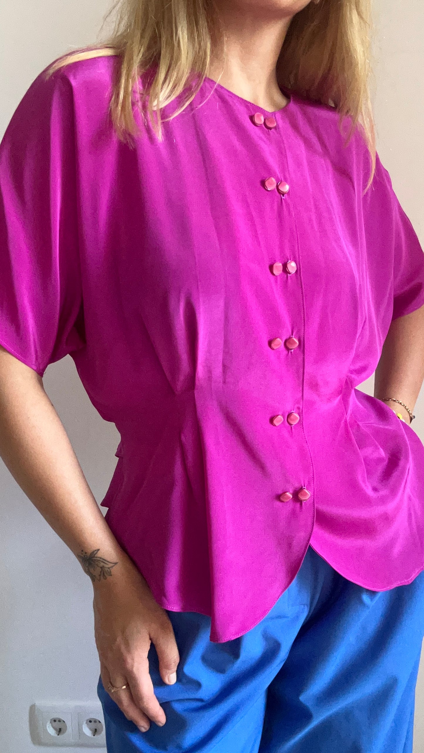 Pink Short Sleeve Top