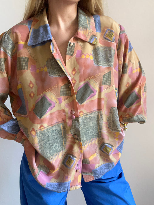 Abstract Print Shirt