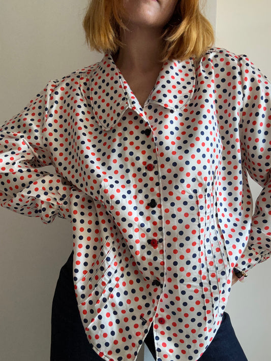 Polka Dot Blouse