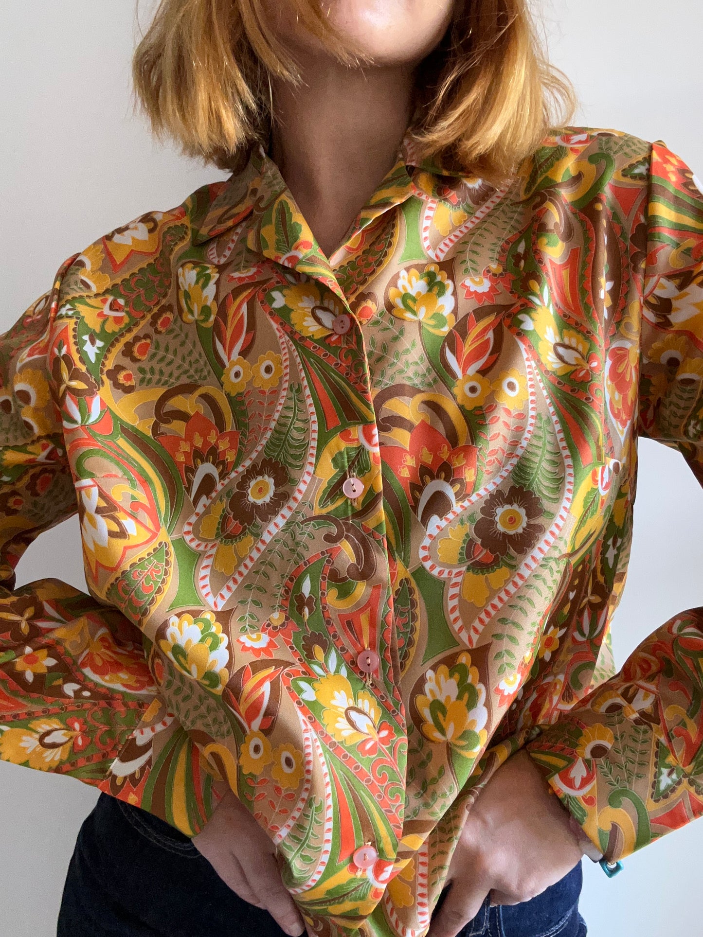 Abstract Print Blouse