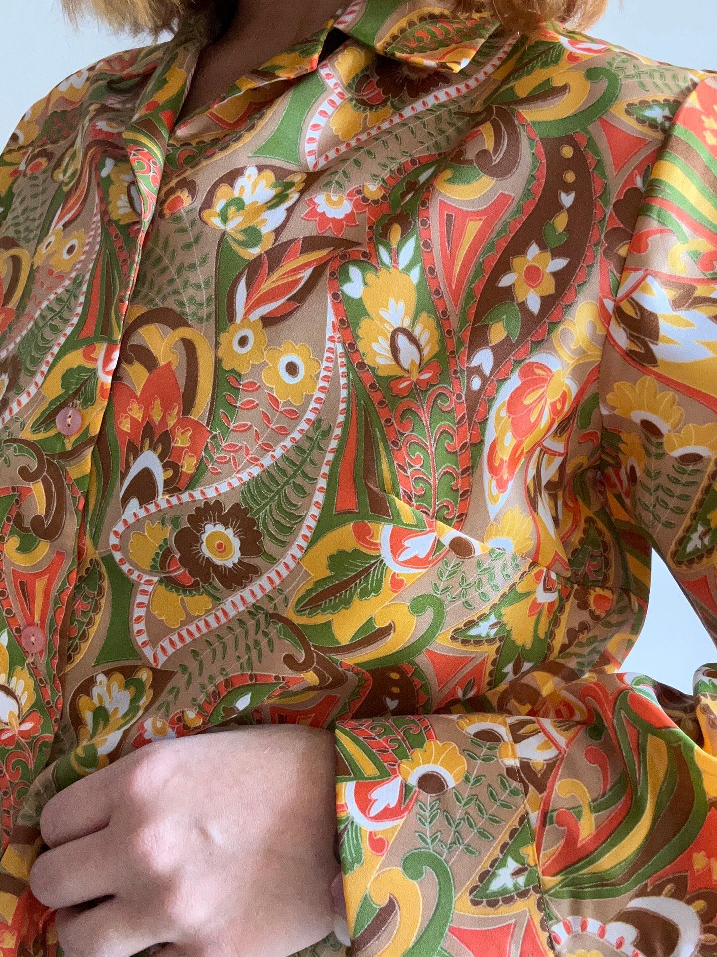 Abstract Print Blouse