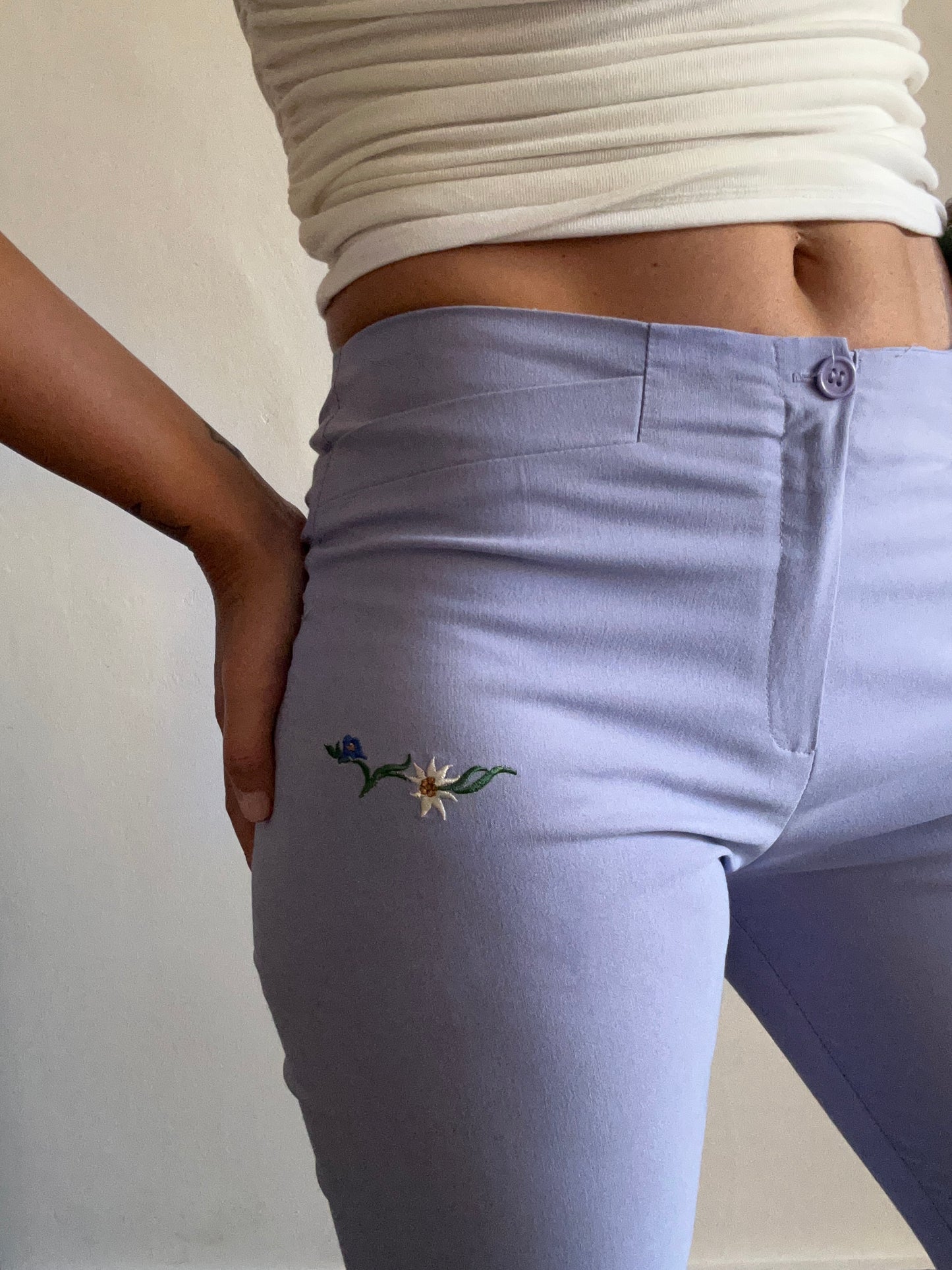 Lilac Capri Pants