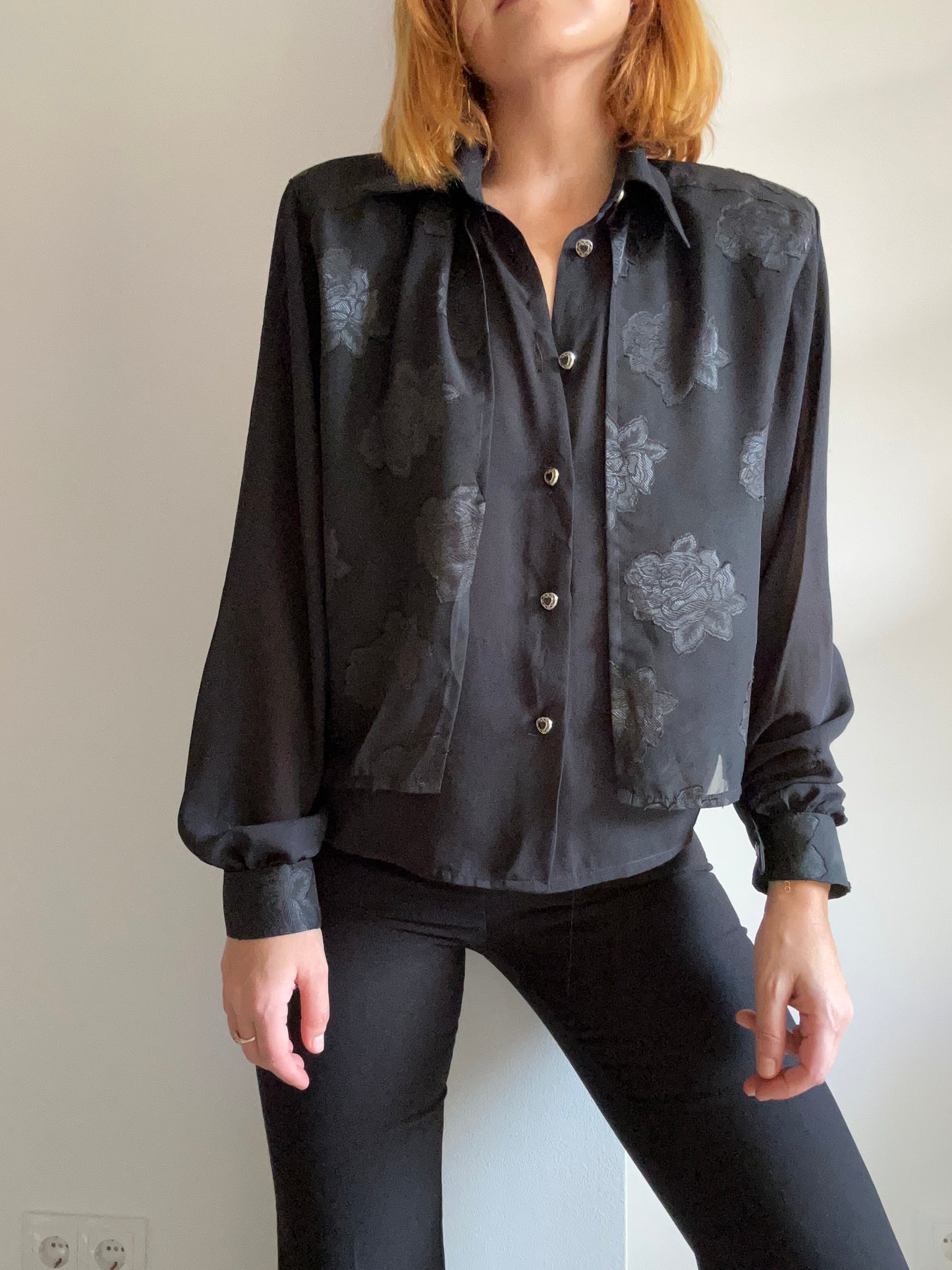 Black Layered Shirt