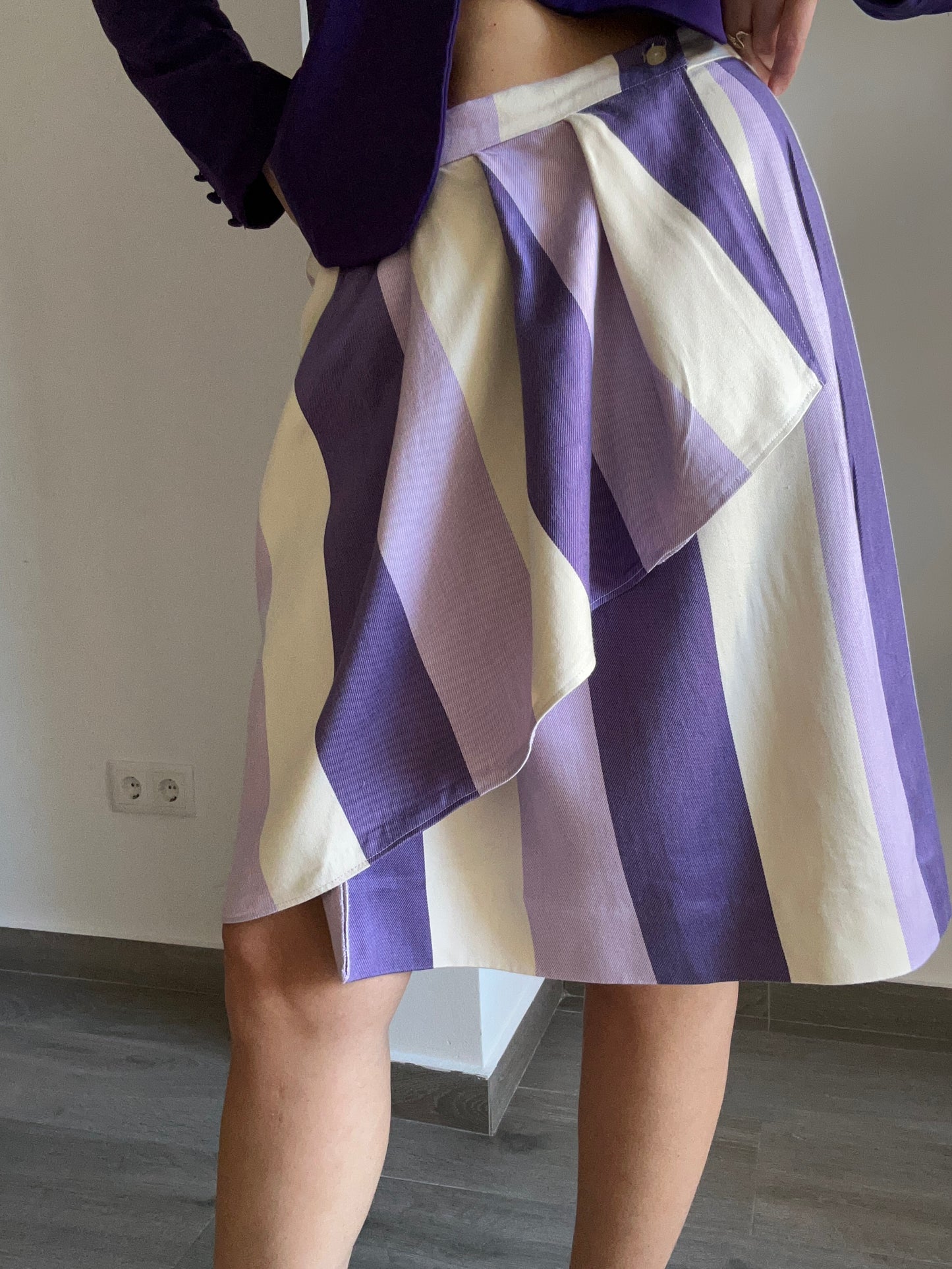Lila & Purple Stripe Skirt