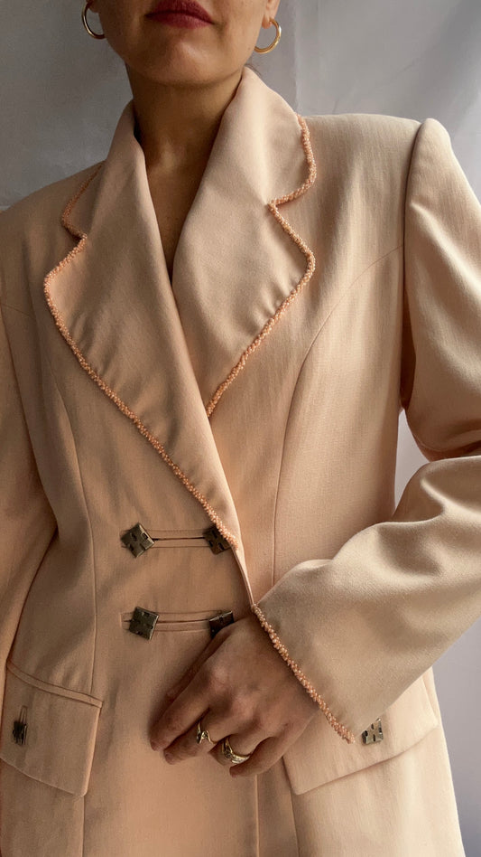 TH Reworked Peach Blazer