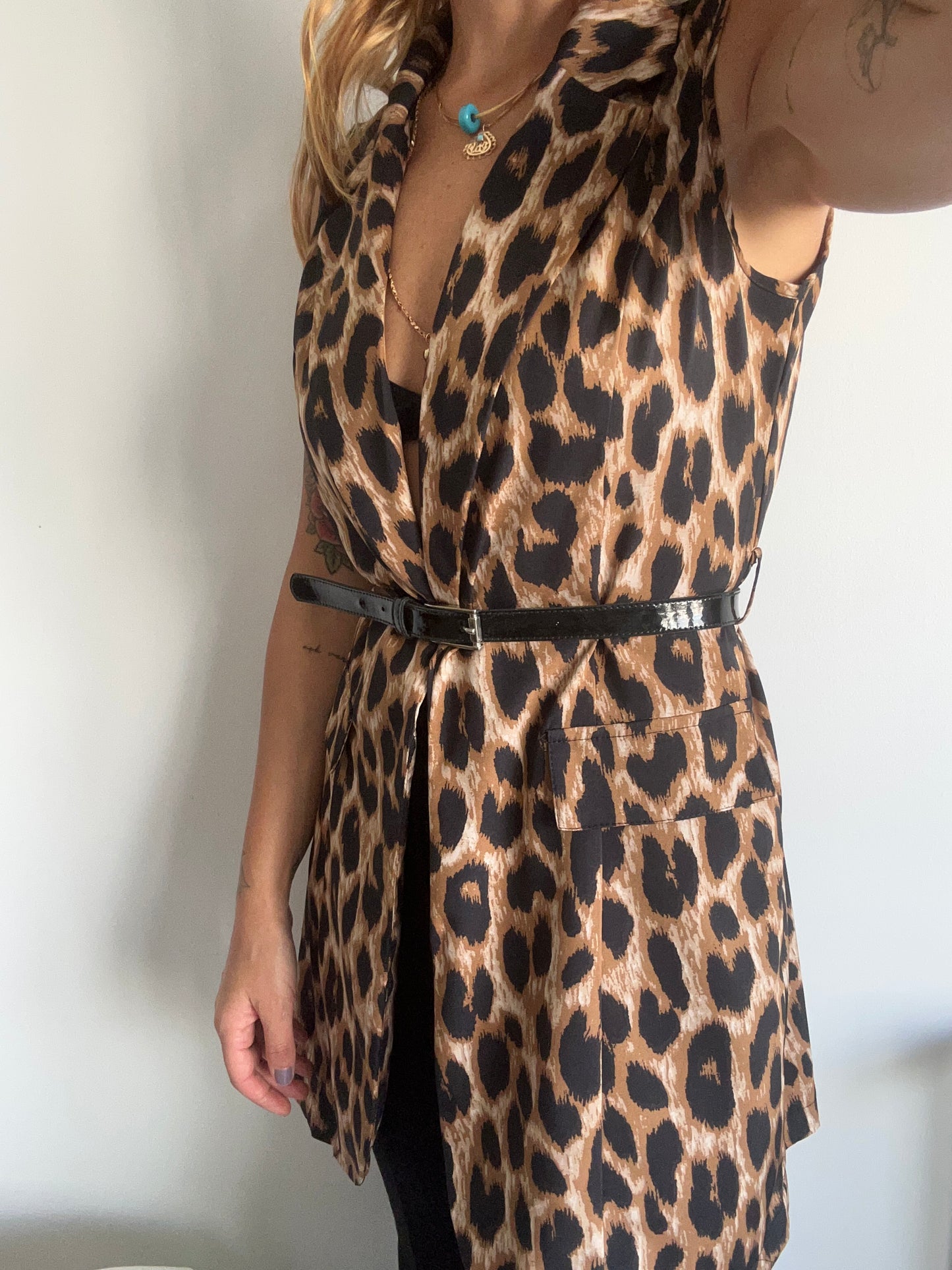 Animal Print Vest