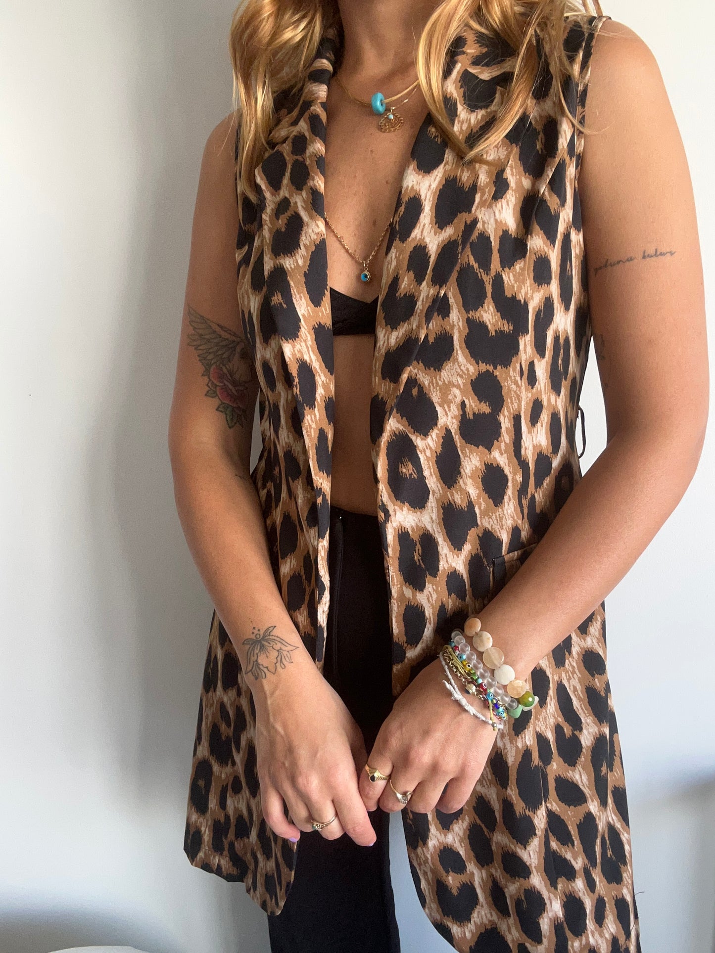 Animal Print Vest