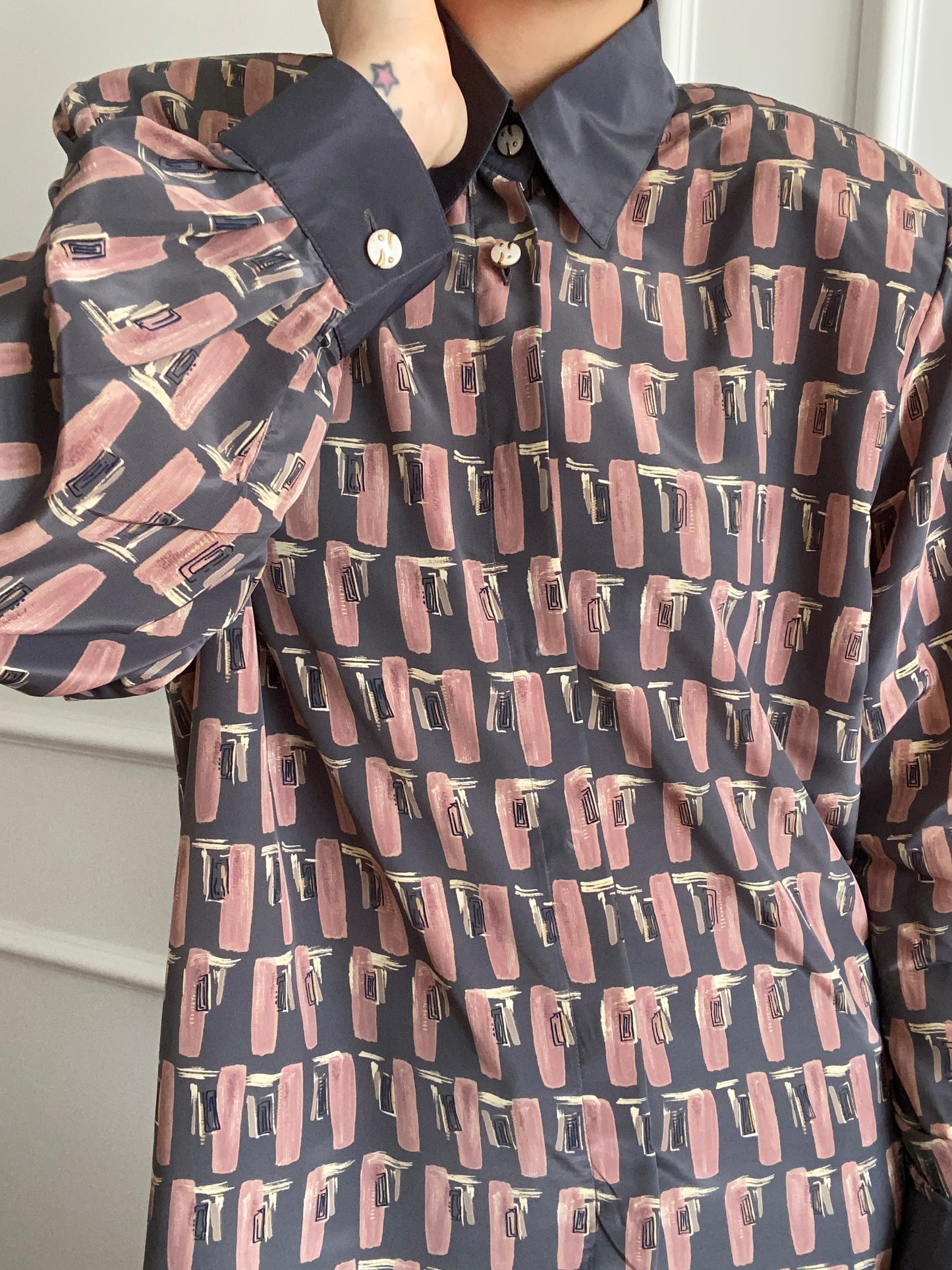 Abstract Print Shirt