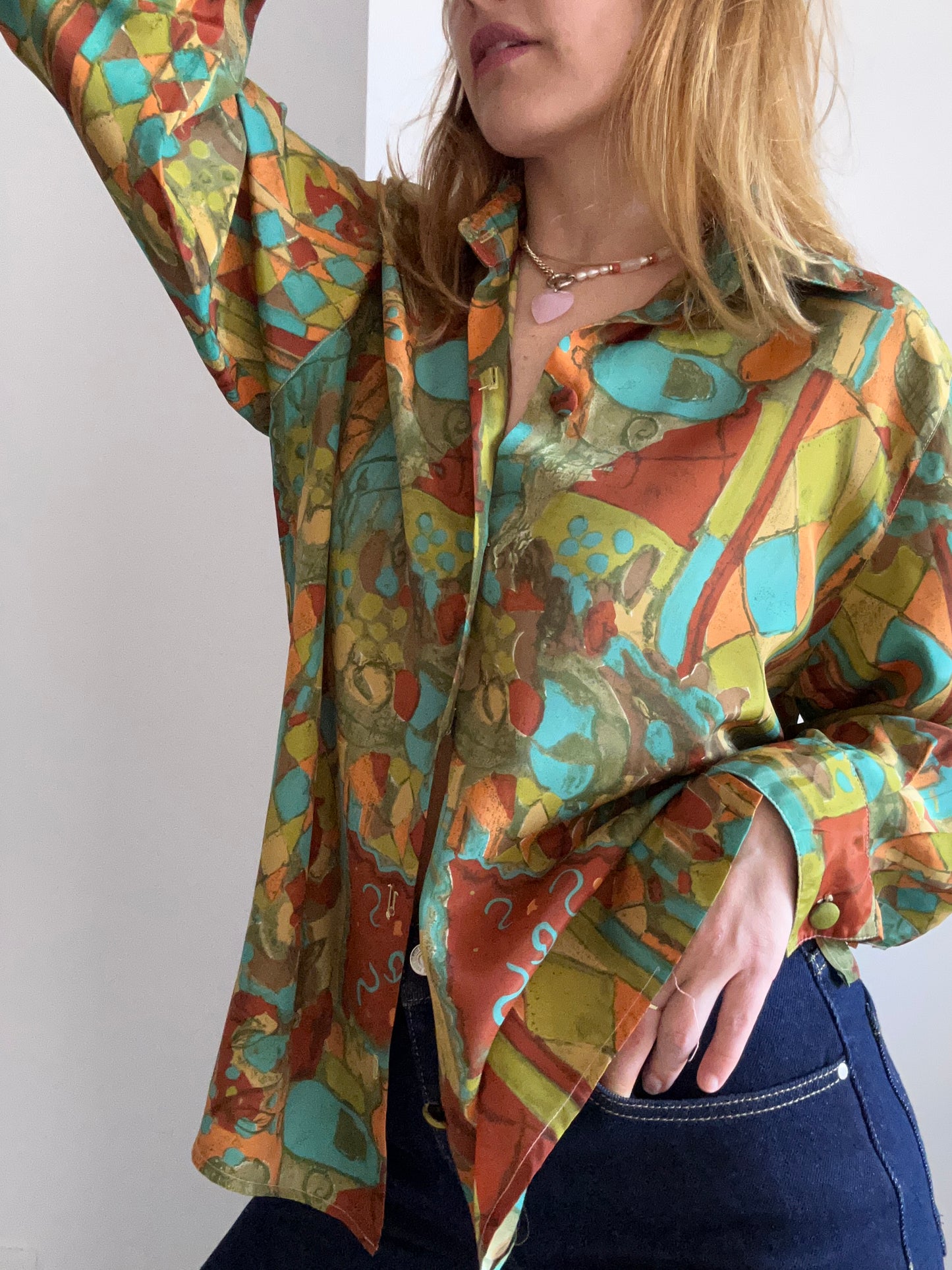 Abstract Print Shirt