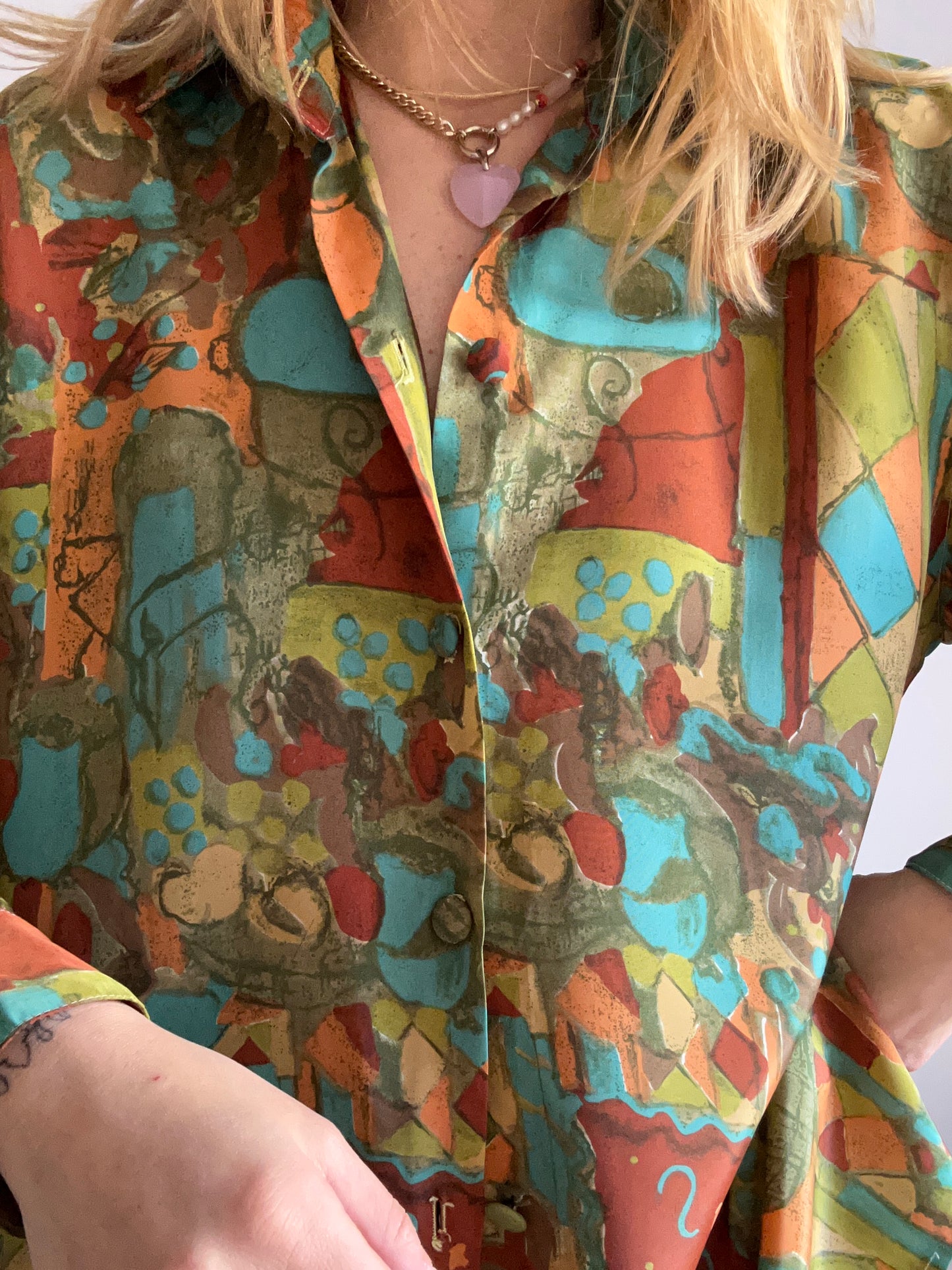 Abstract Print Shirt