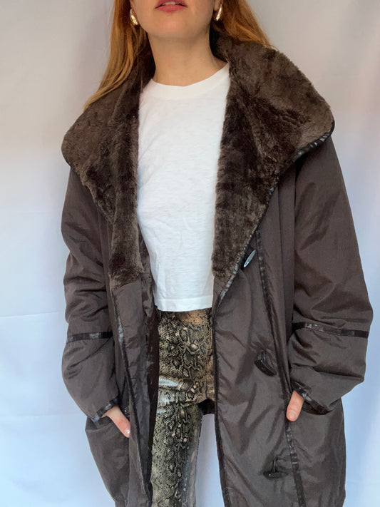 Brown Lightweight Fur Coat