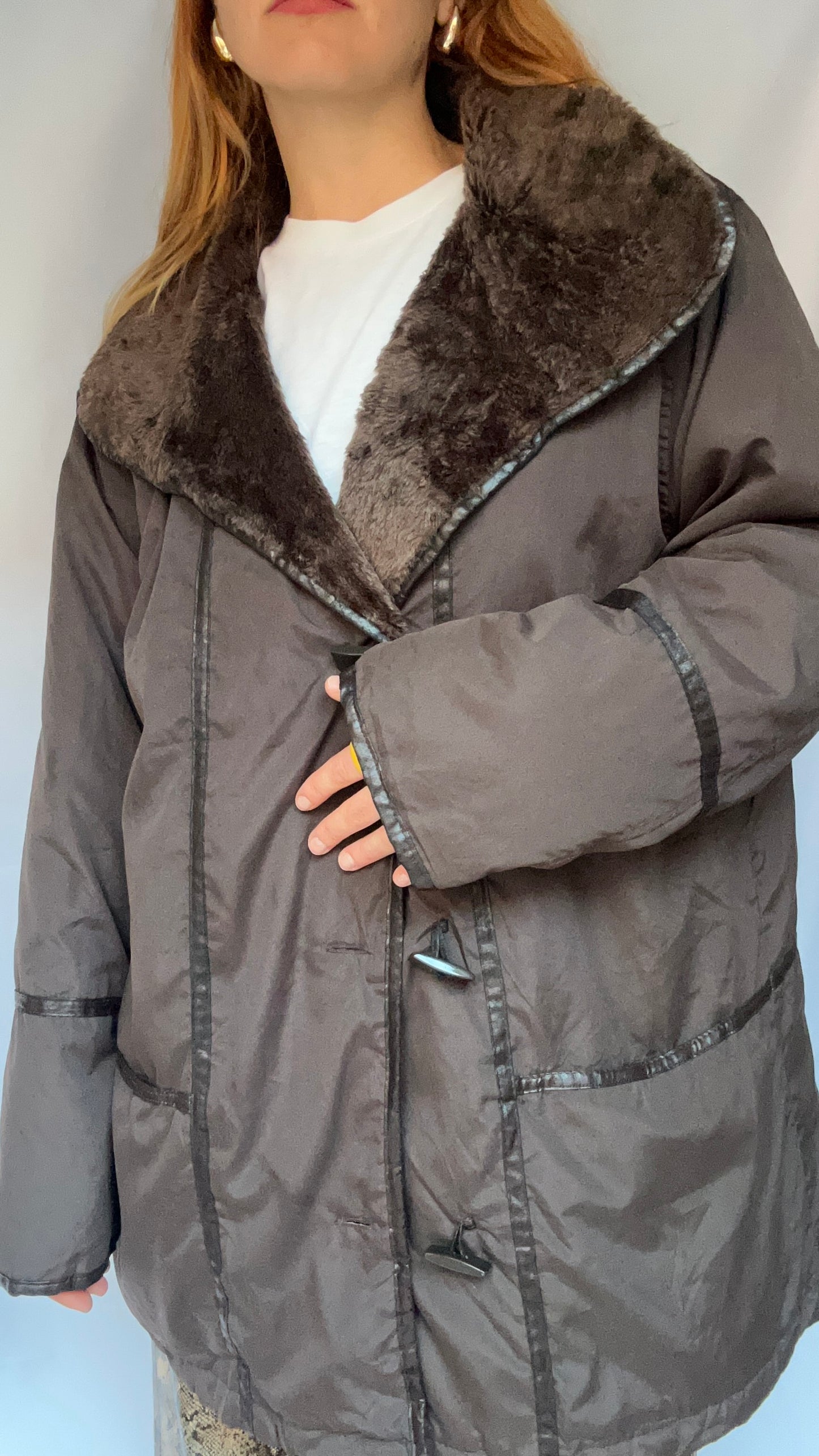 Brown Lightweight Fur Coat