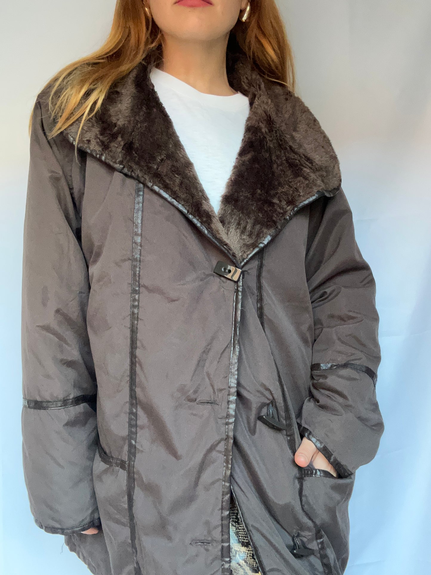 Brown Lightweight Fur Coat