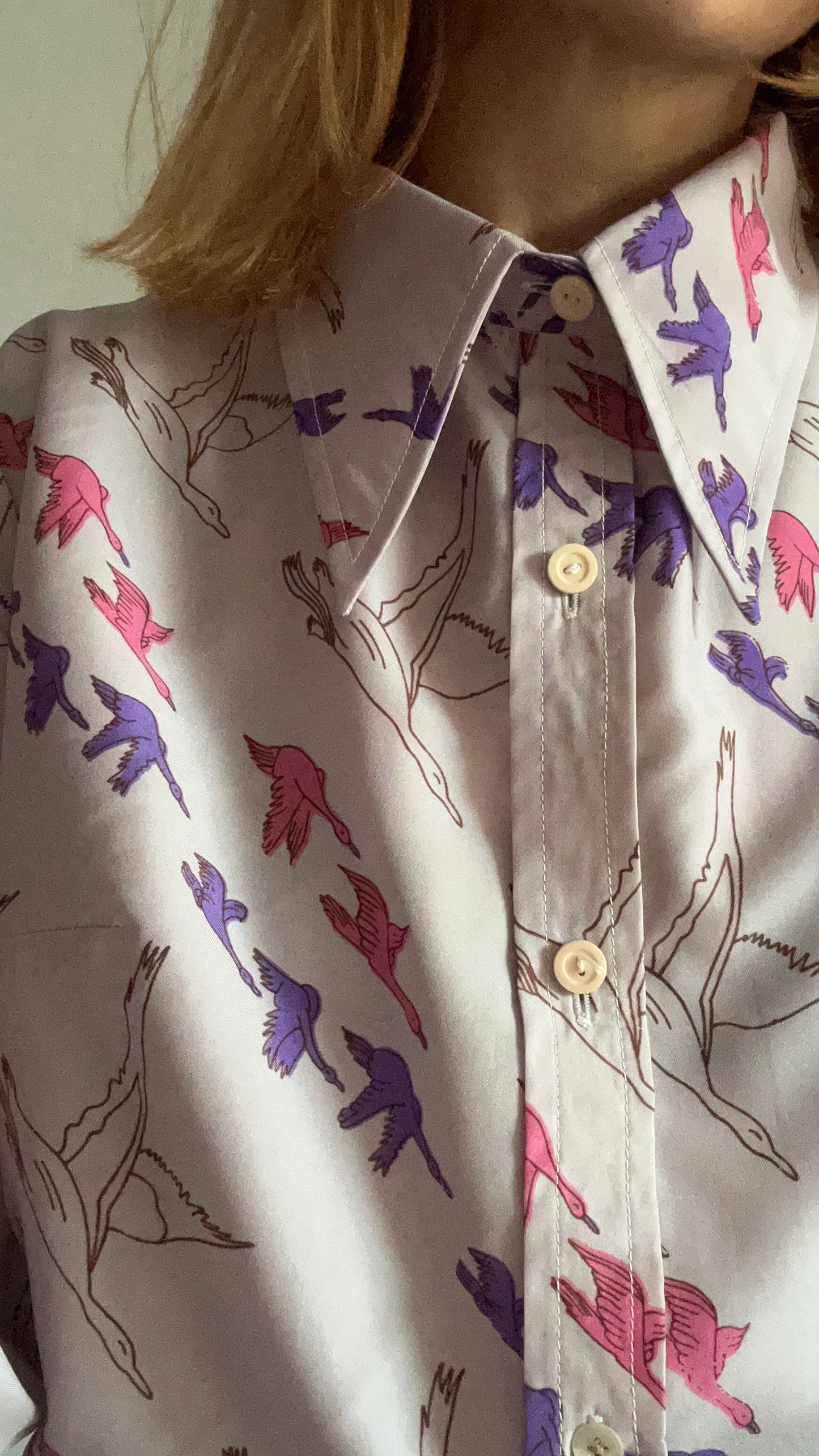 Bird Print Shirt