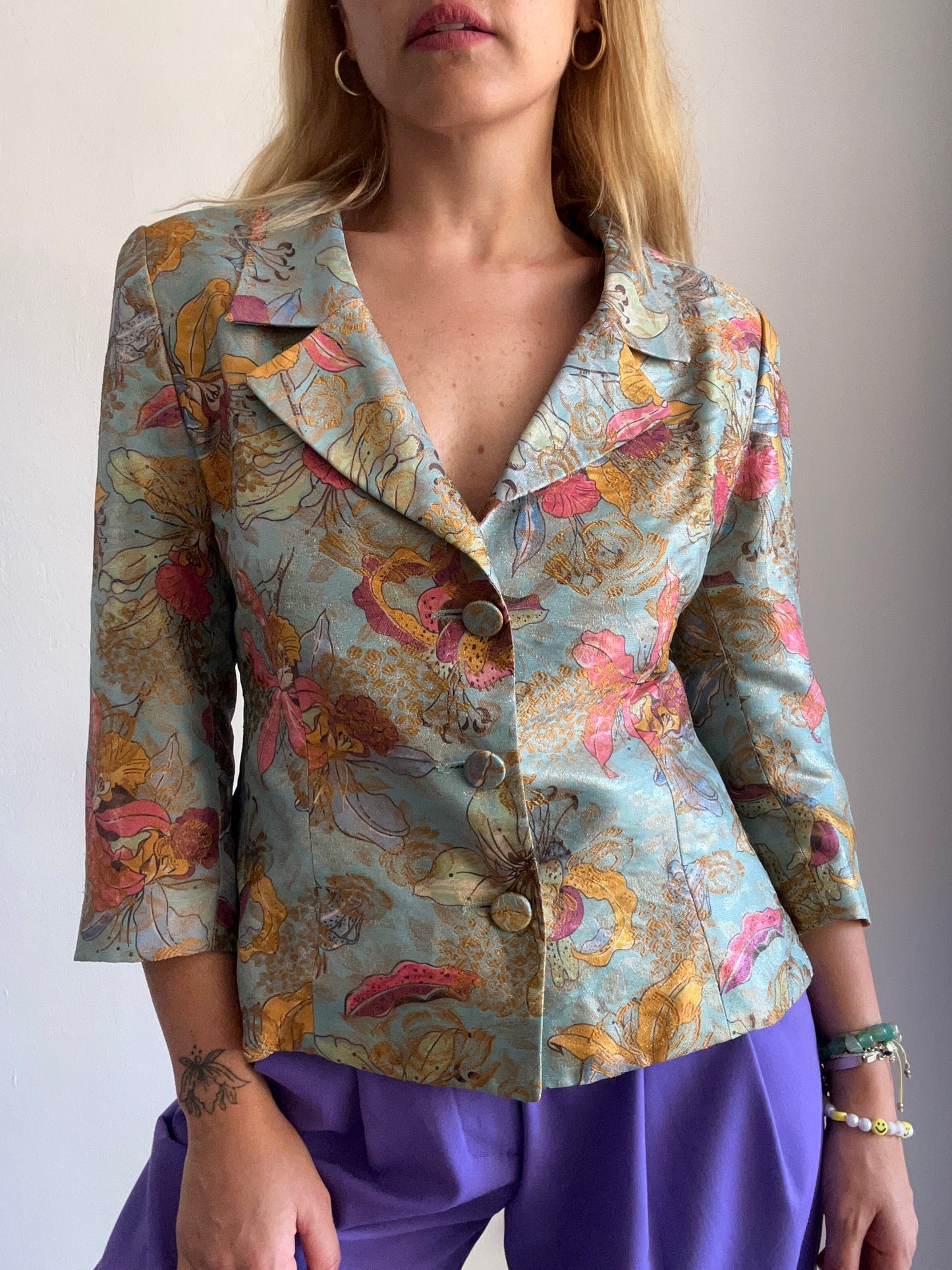 Floral Blazer