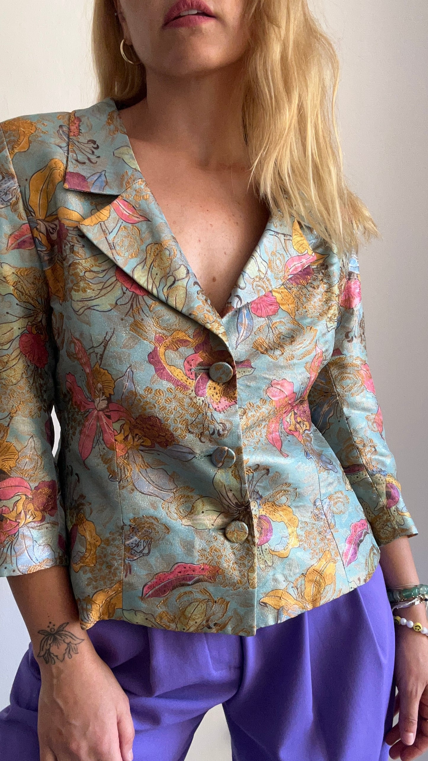 Floral Blazer