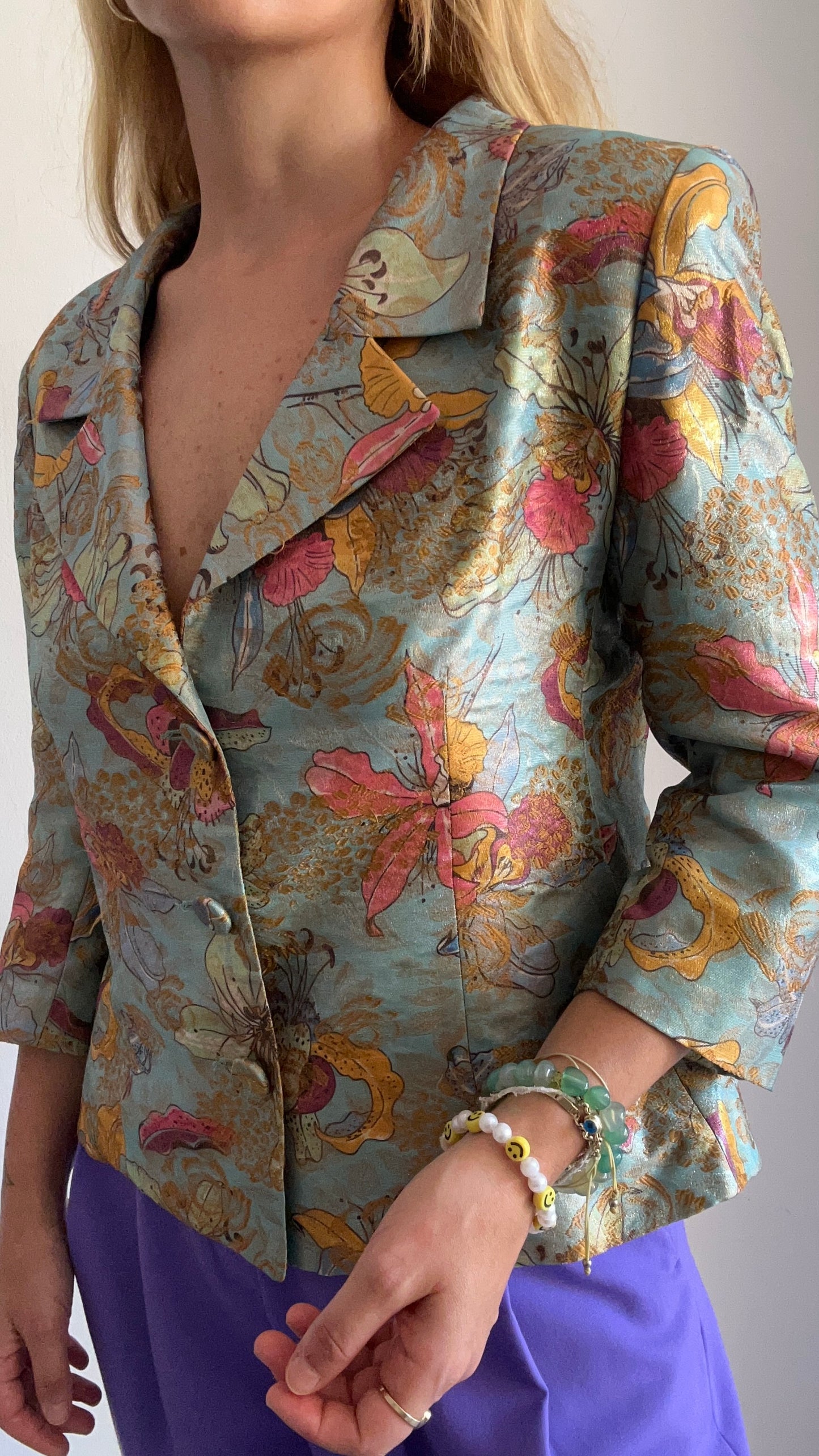 Floral Blazer