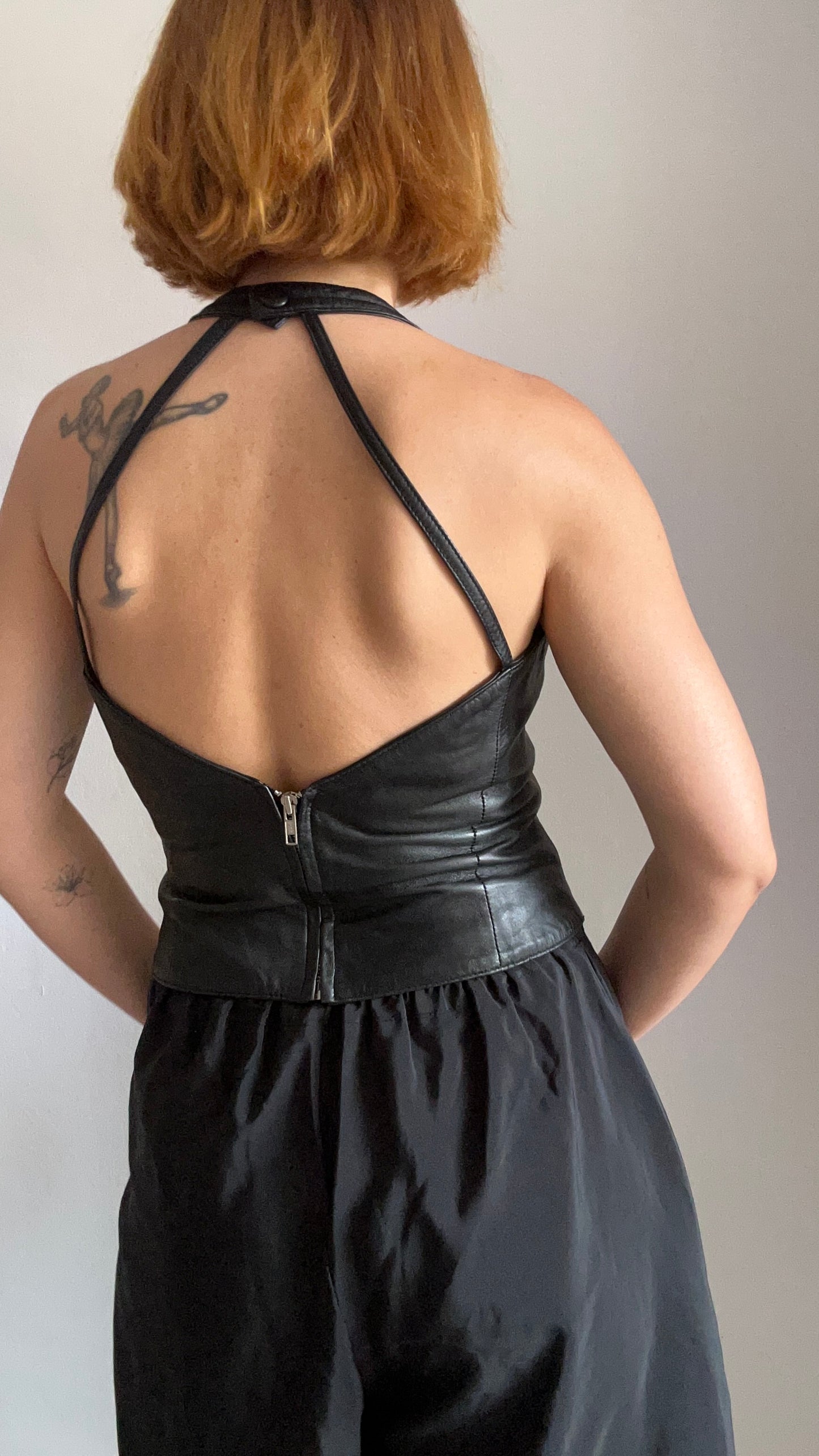 Black Leather Top