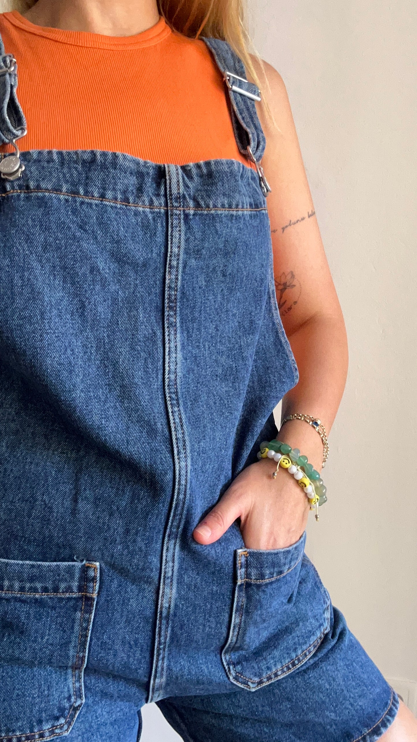 Denim Dungarees