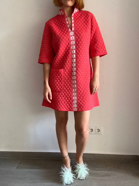 Quilted Mini Dress