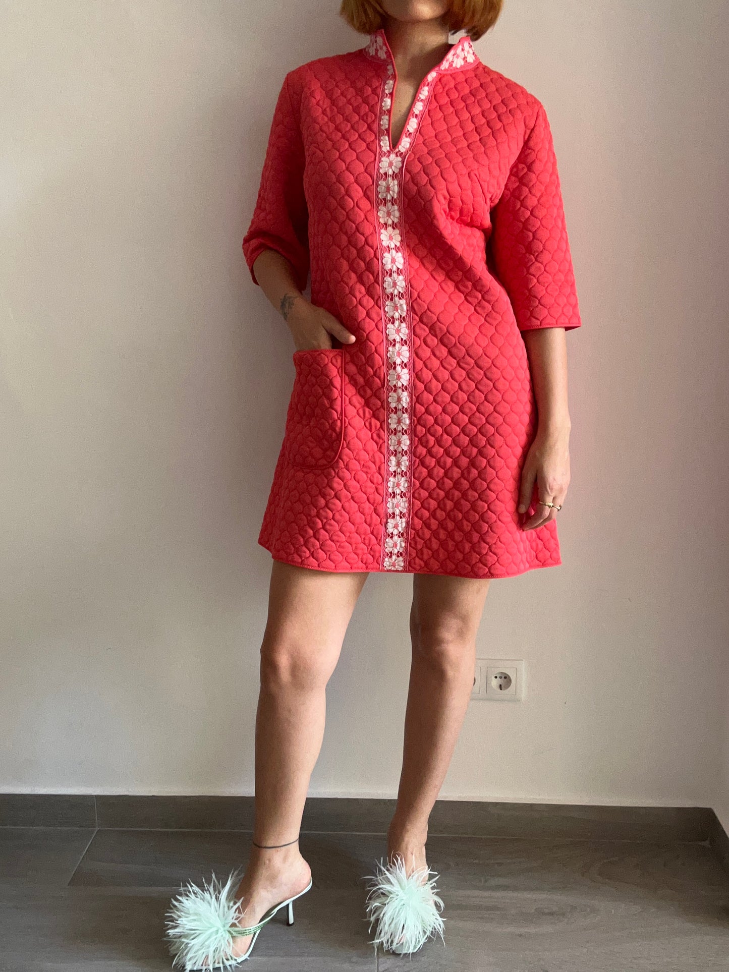 Quilted Mini Dress