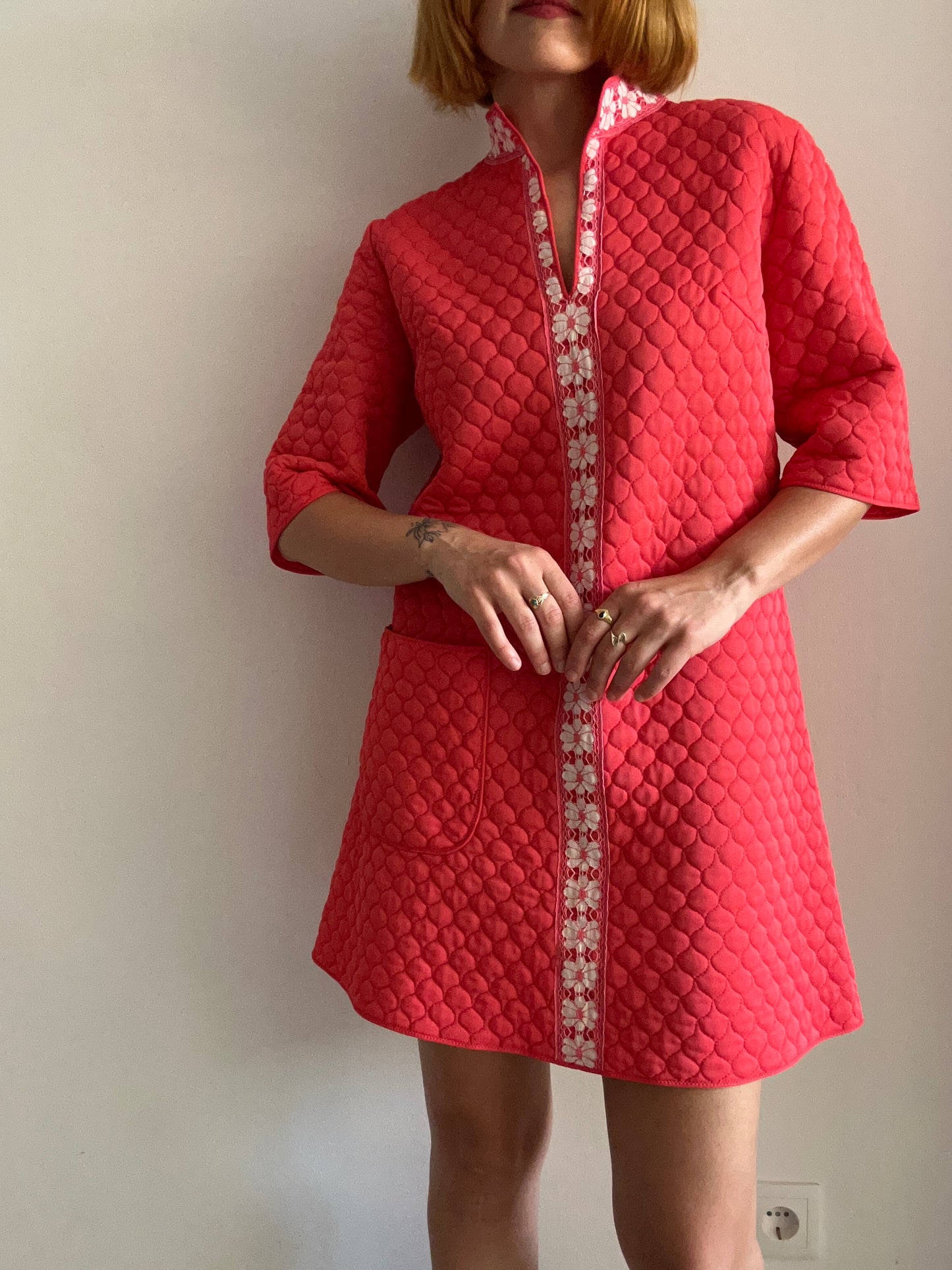 Quilted Mini Dress