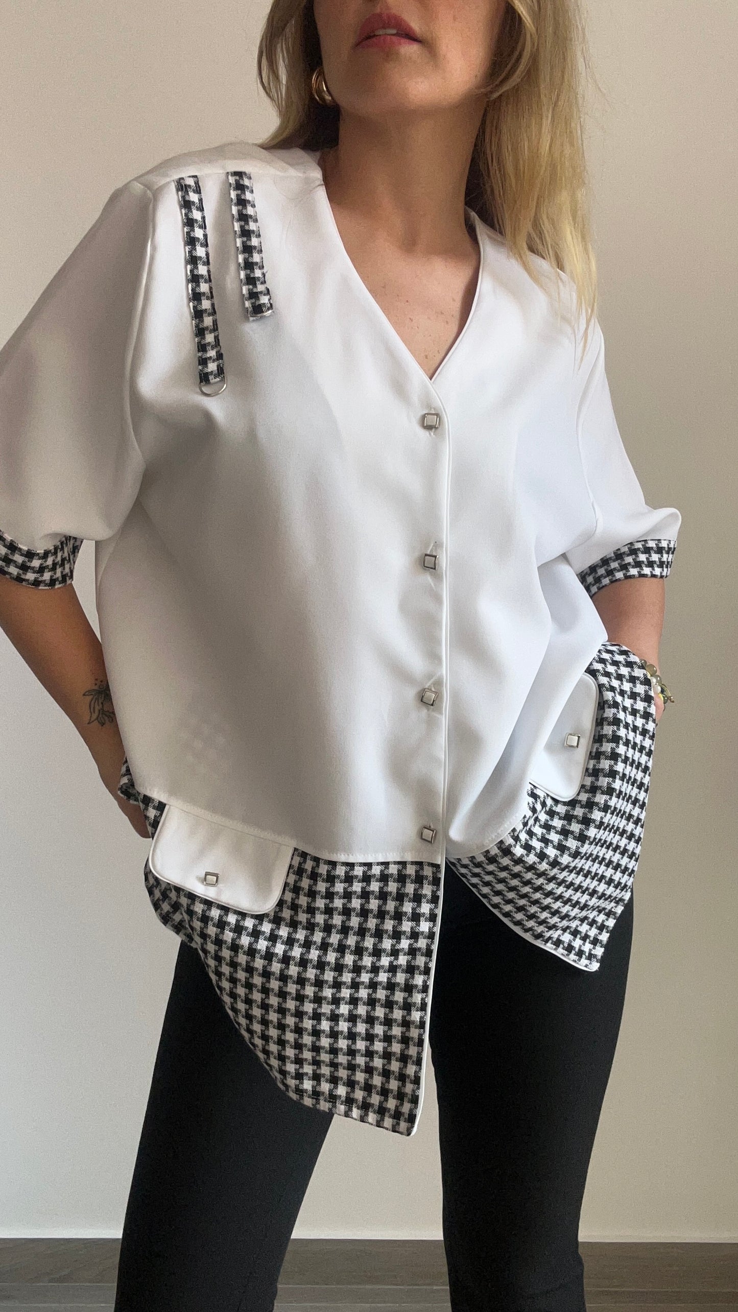 White Oversized Blouse