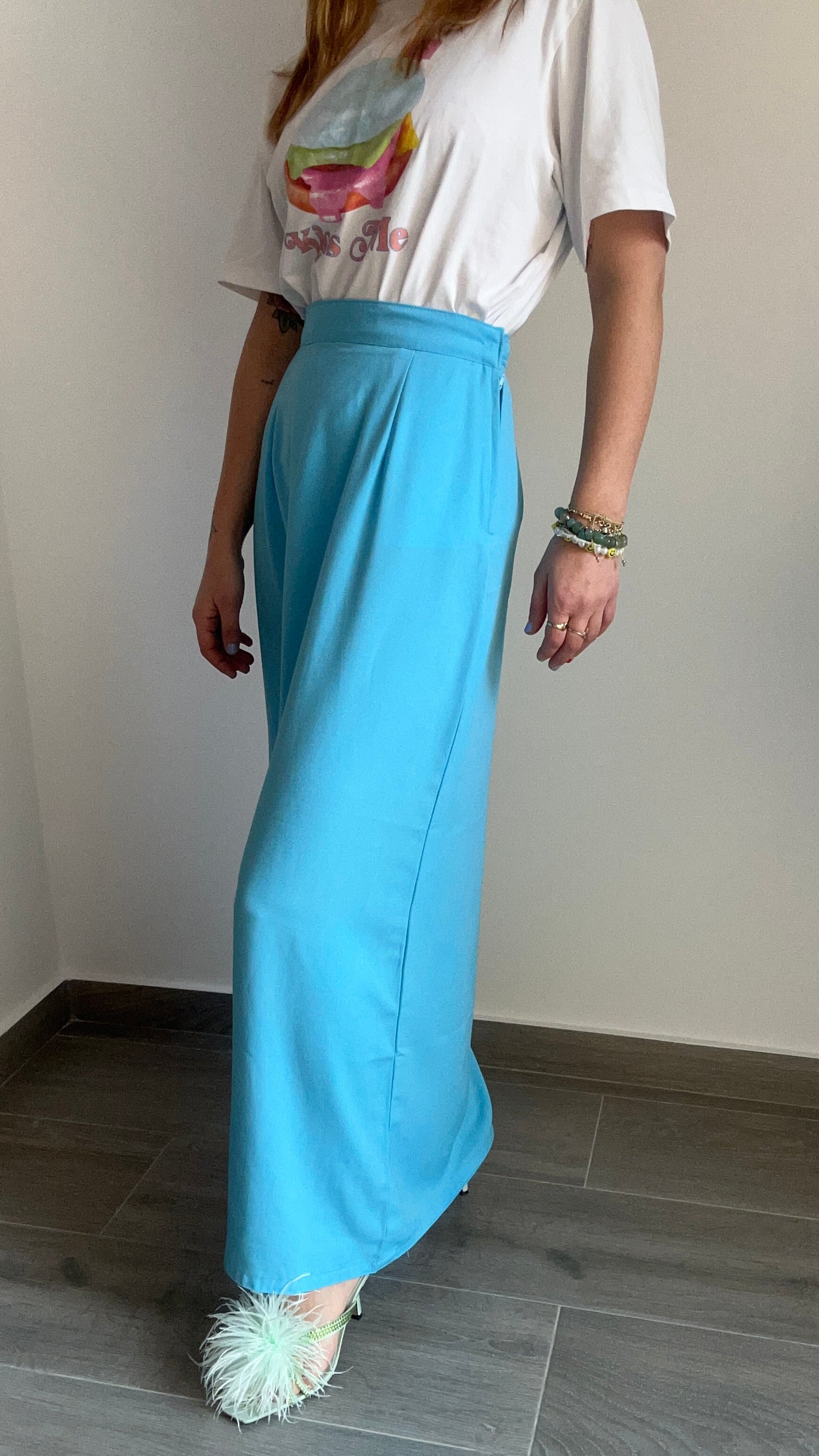 Blue Maxi Skirt