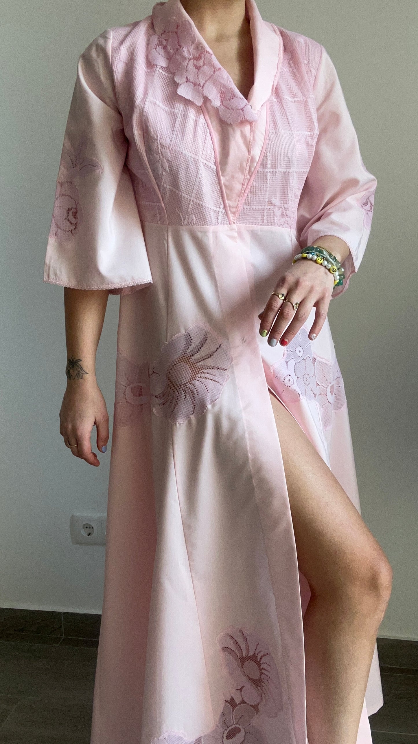 Vintage Pink Robe