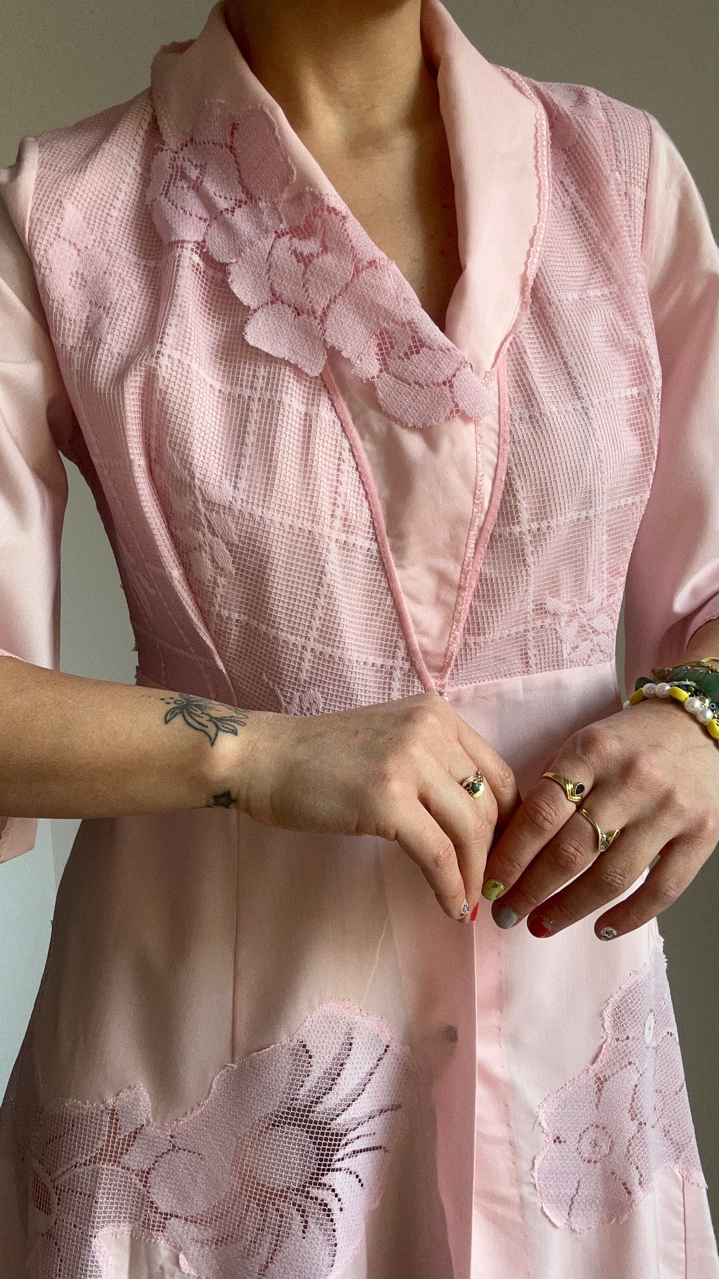 Vintage Pink Robe