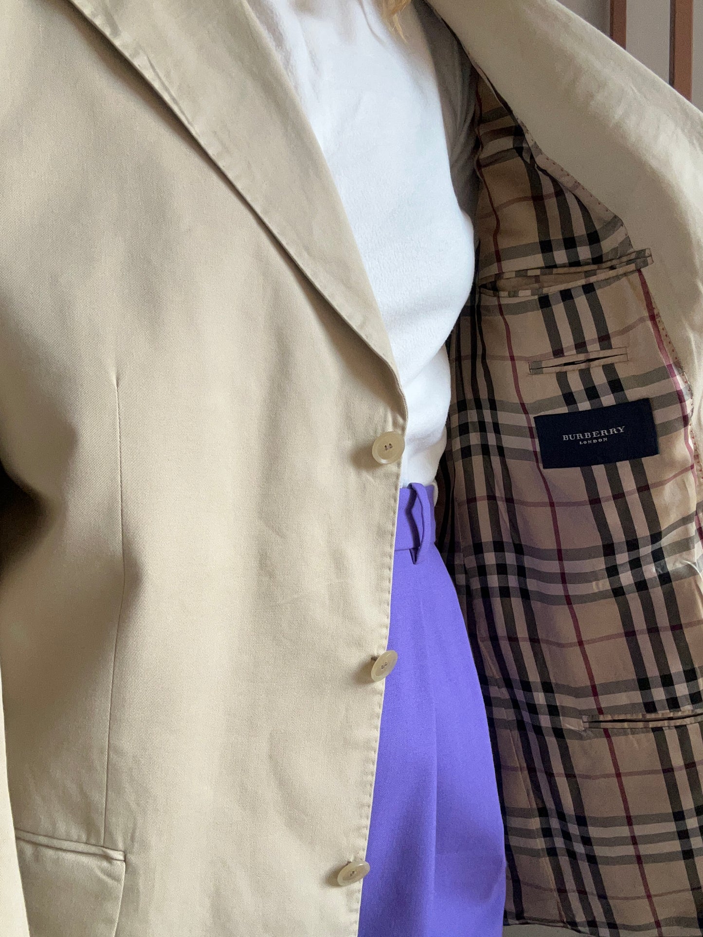 BURBERRY Beige Blazer