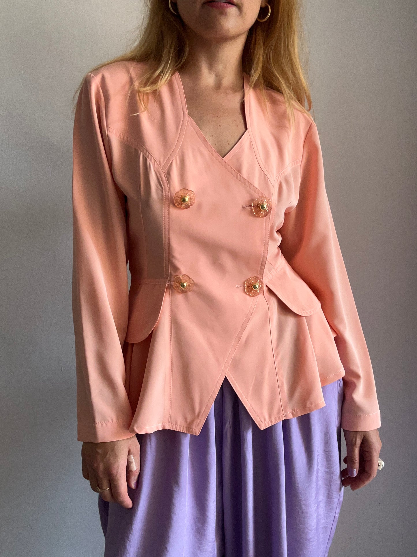 Salmon Pink Blouse