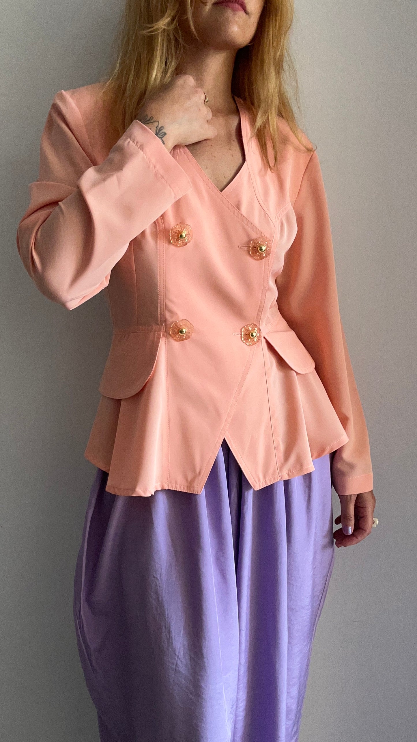 Salmon Pink Blouse