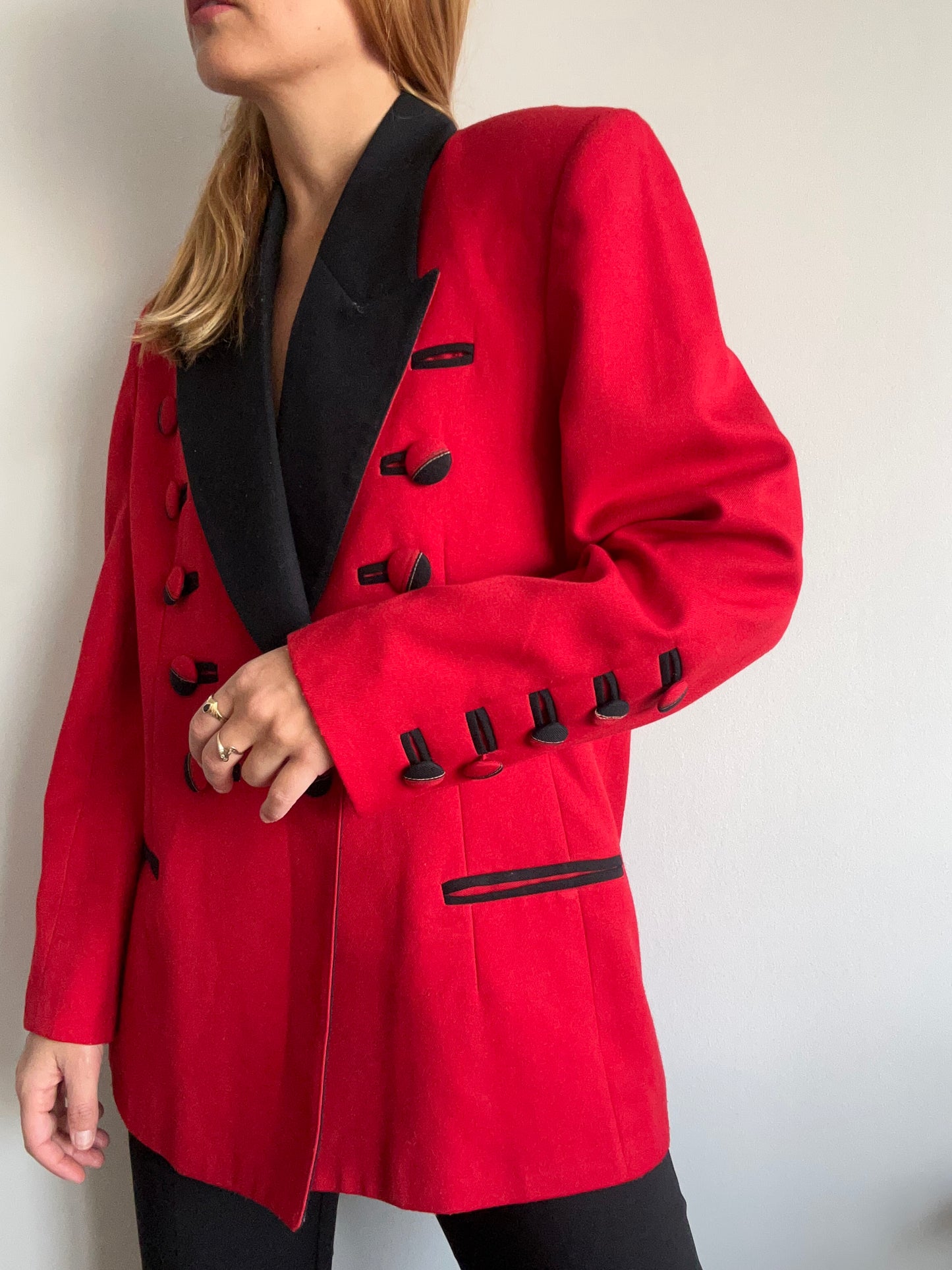 Red and Black Blazer