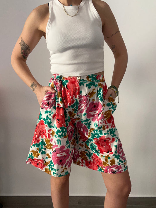 Floral Bermuda Shorts