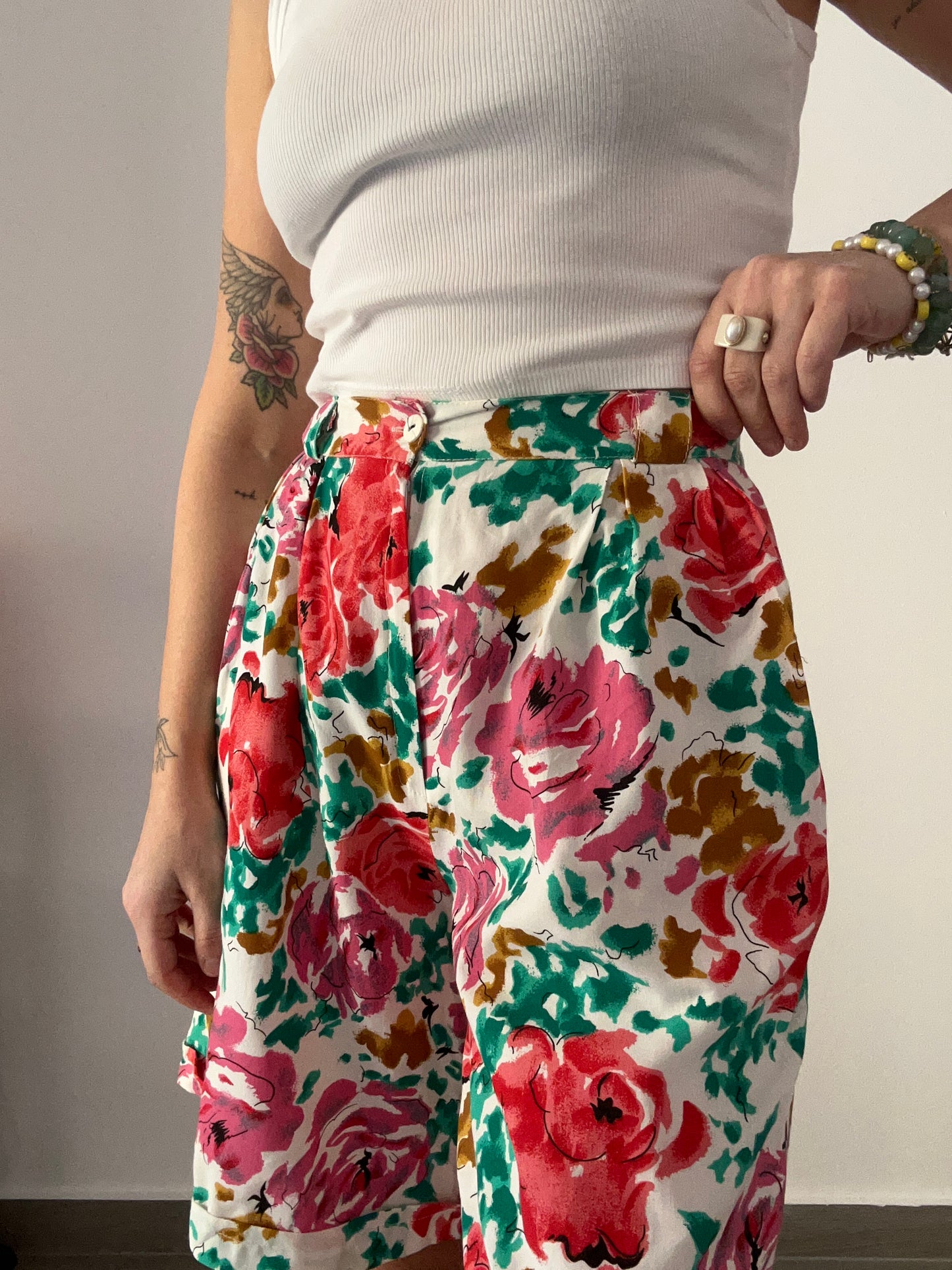 Floral Bermuda Shorts